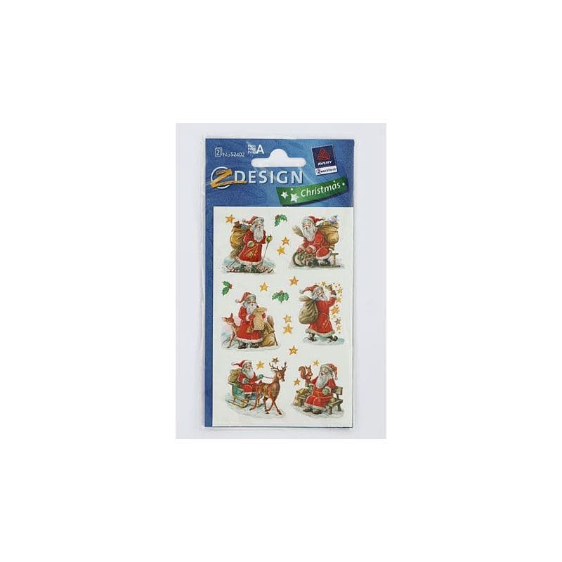 Zweckform lipdukai „Kalėdų seneliai“, popierius, spalvoti