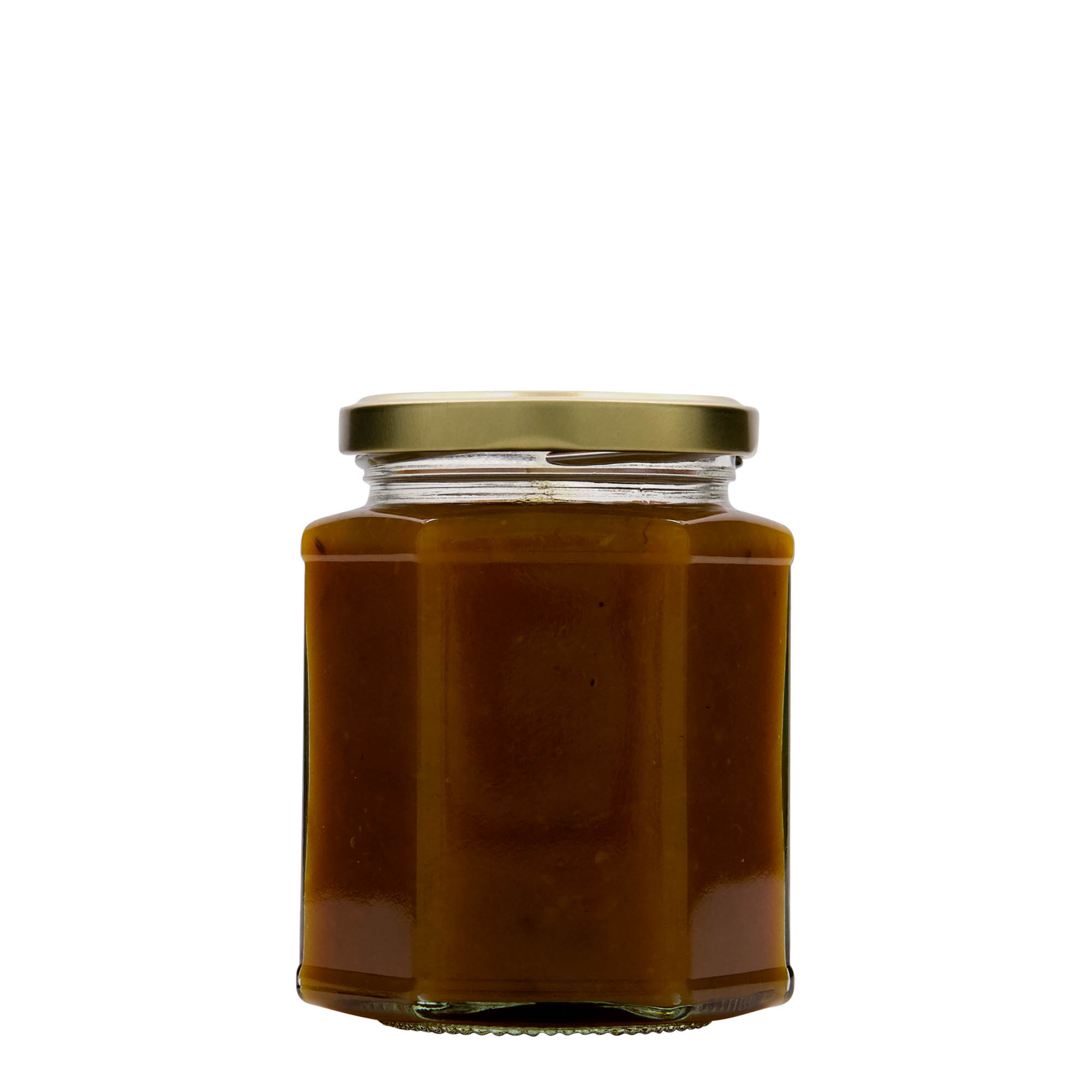 324 ml šešiakampis stiklas, anga: Twist-Off (TO 66)