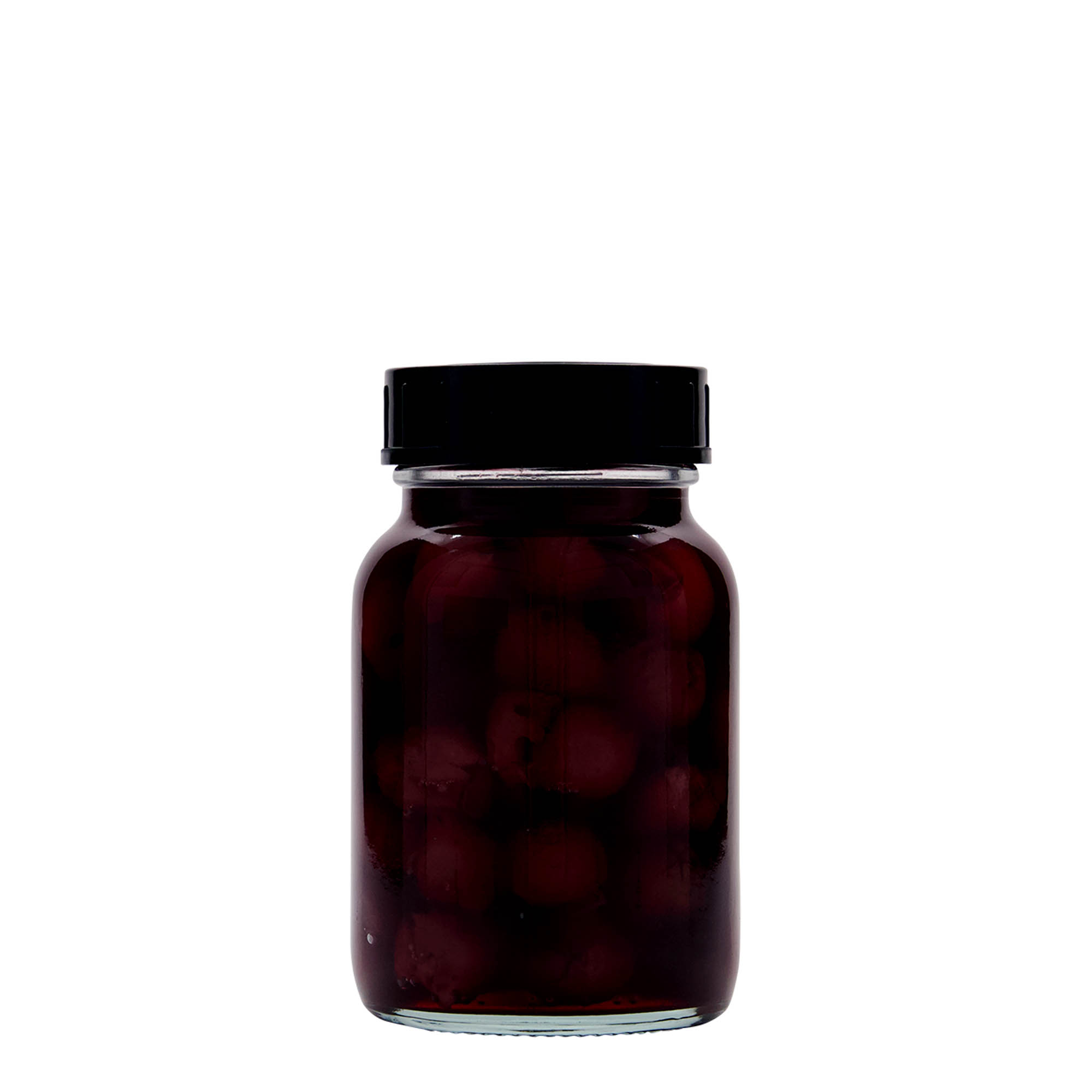 250 ml plataus kaklo stiklainis, anga: DIN 55