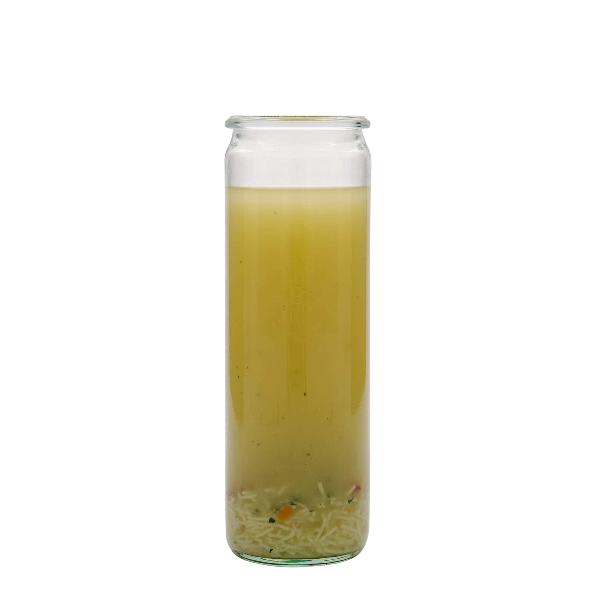 600 ml WECK cilindro formos stiklainis, anga: apvalus kraštelis