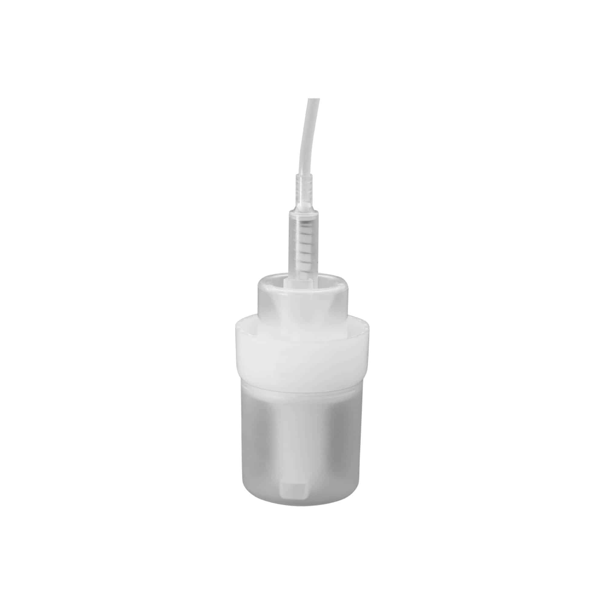 Dozatorius 100 ml „Foamer“, PP plastikas, baltas, su anga: varžtinis uždarymas