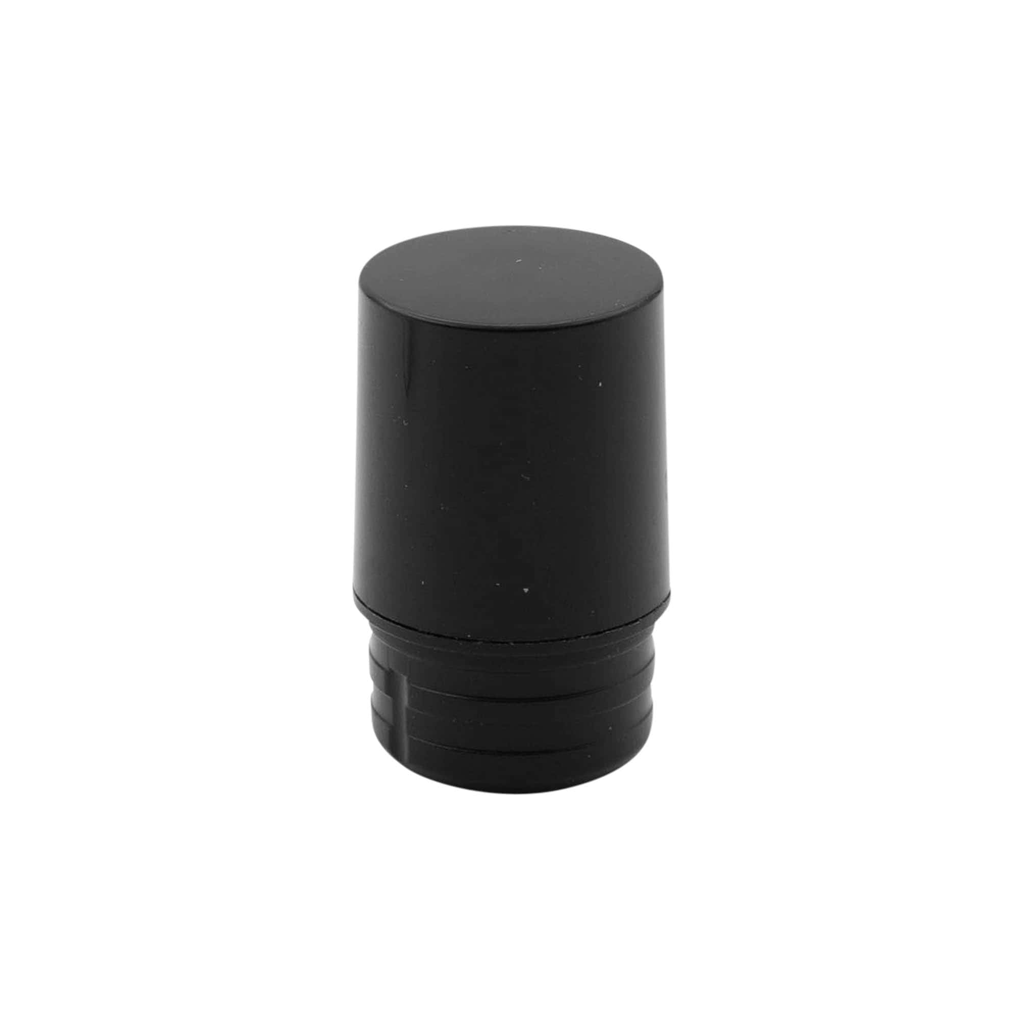 Airless dozatoriaus pompos galvutė „Nano“, PP plastikas, juoda