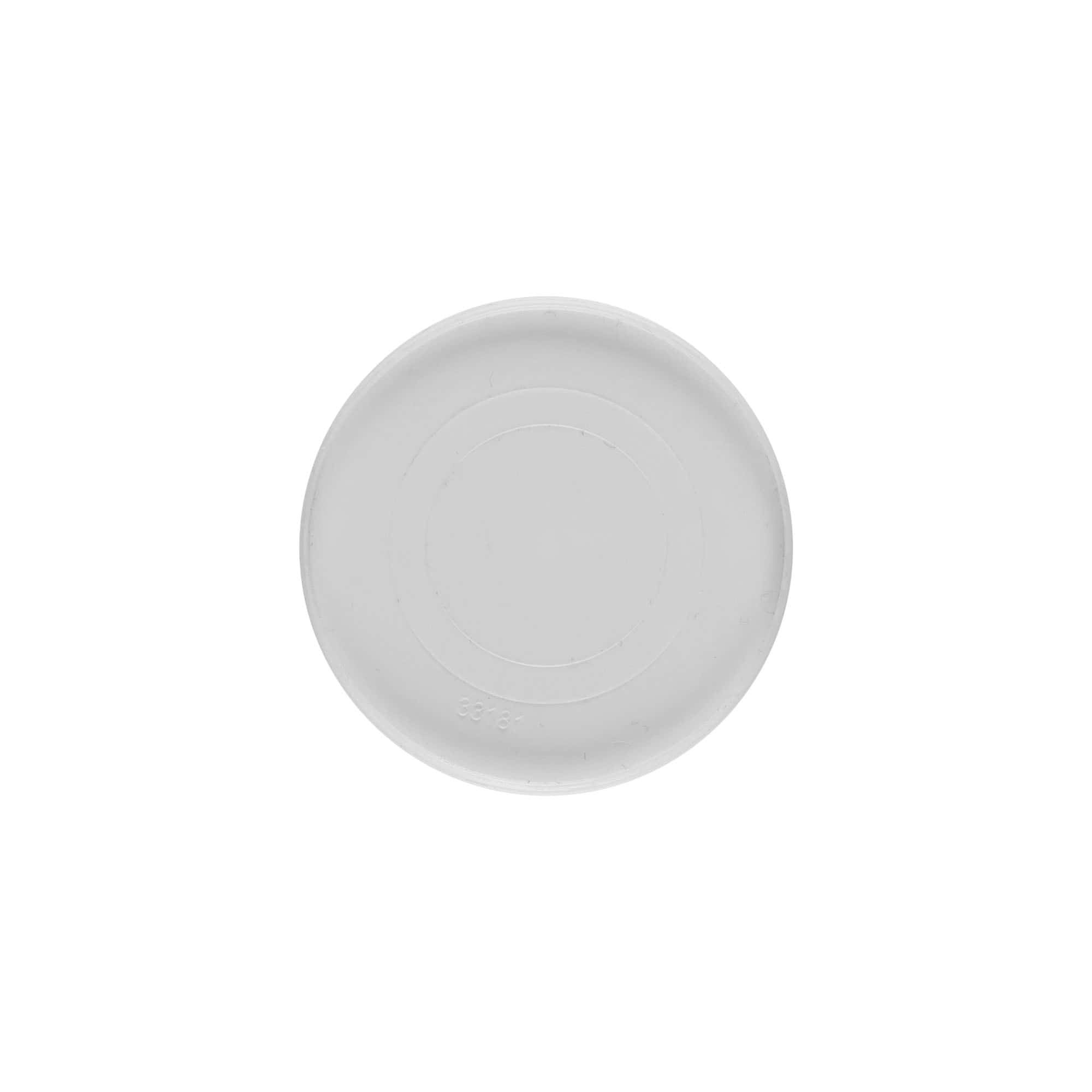 Uždengimo diskas 30 ml „Bianca“, PP plastikas, baltas