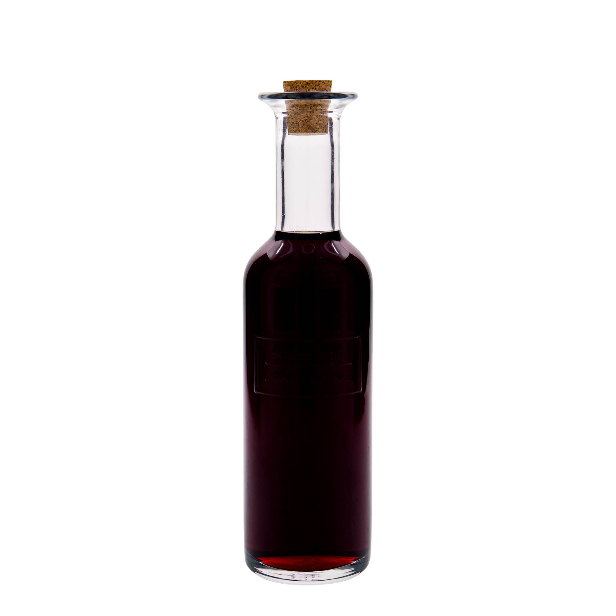 500 ml stiklinis butelis „Optima Fine Wine“, kamštis: kamštis 500 ml stiklinis butelis „Optima Fine Wine“, kamštis: kamštis