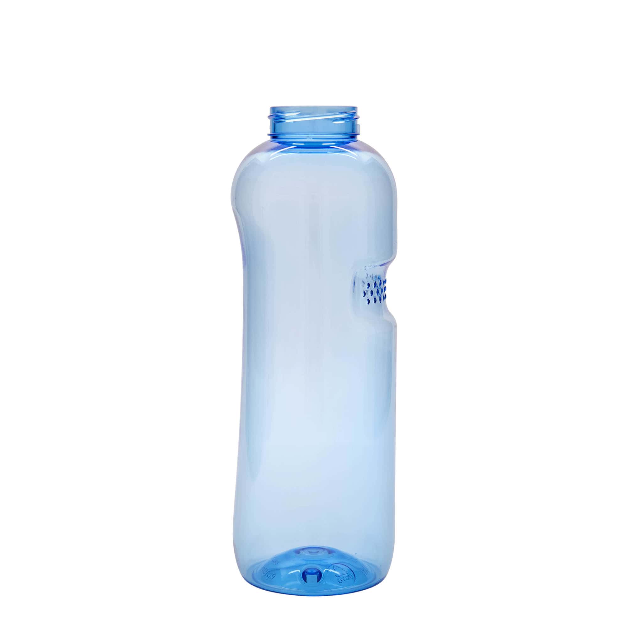 1.000 ml PET-gėrimo butelis „Kavodrink“, plastikas, mėlynas