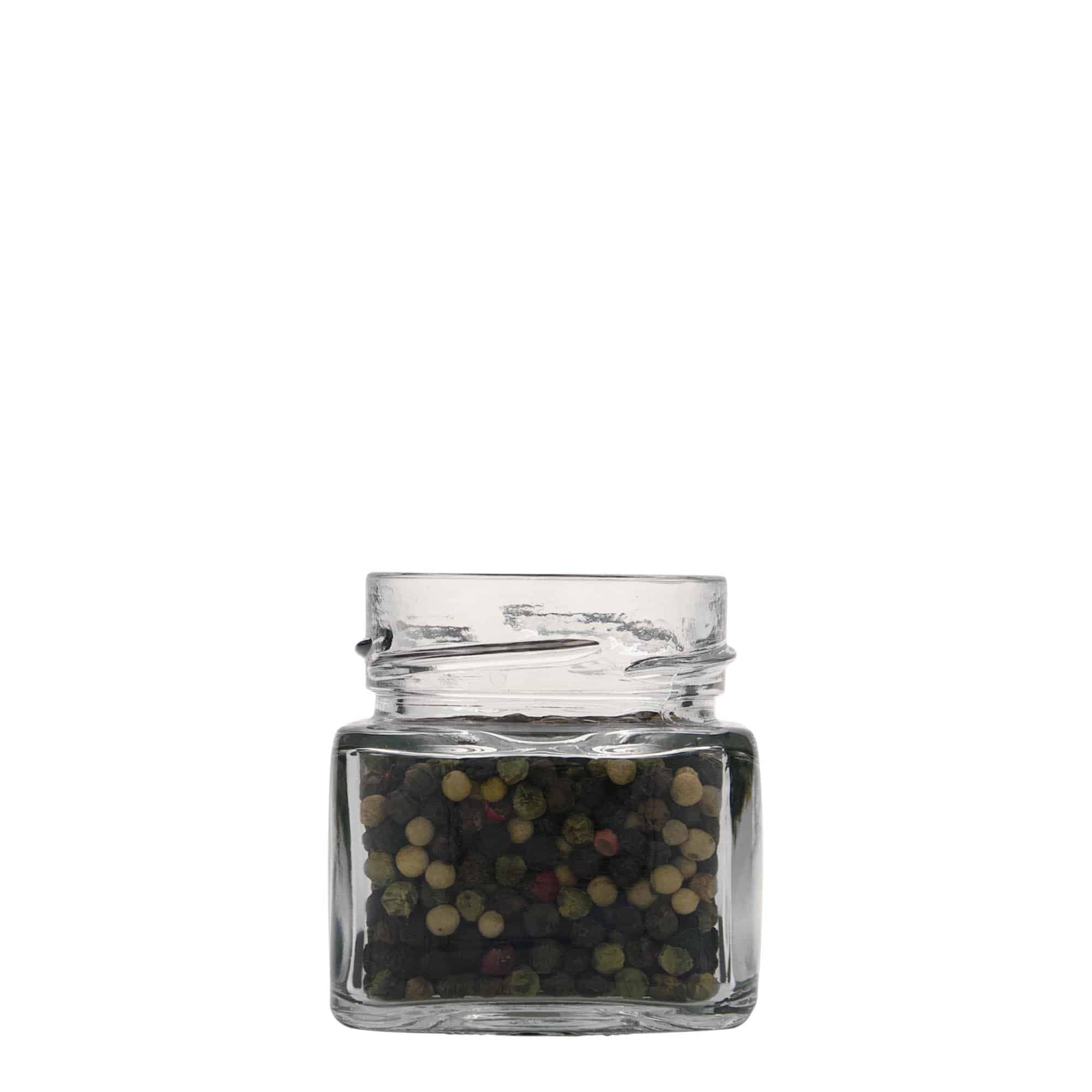 106 ml keturkampis stiklas „Ikarus“, anga: Deep-Twist-Off (DTO 58)