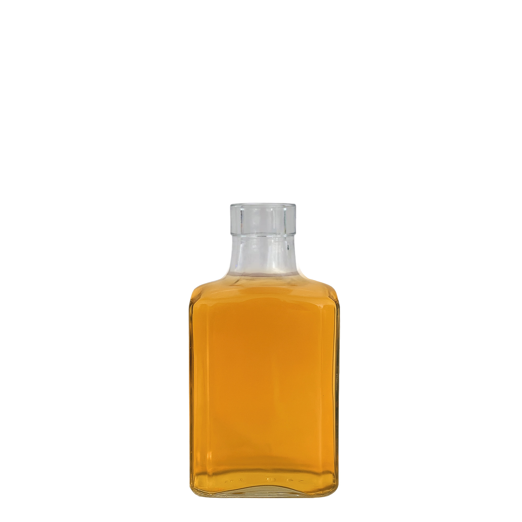 250 ml stiklinis butelis „Decanter Quadro Oberband“, kvadratinis, kaklelis: kamštis 250 ml stiklinis butelis „Decanter Quadro Oberband“, kvadratinis, kaklelis: kamštis