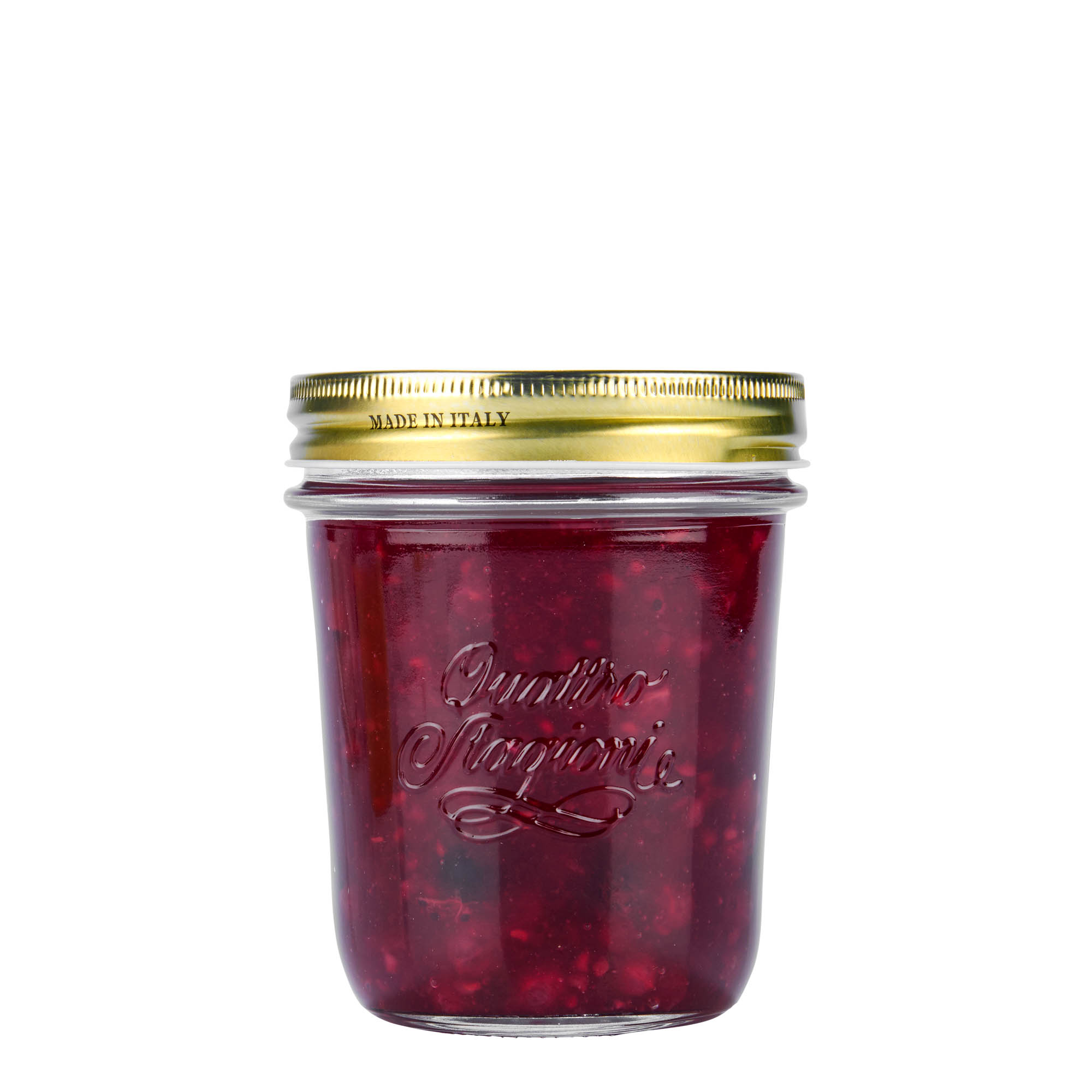 320 ml stiklainis „Quattro Stagioni“, anga: sriegiamas uždarymas 320 ml stiklainis „Quattro Stagioni“, anga: sriegiamas uždarymas