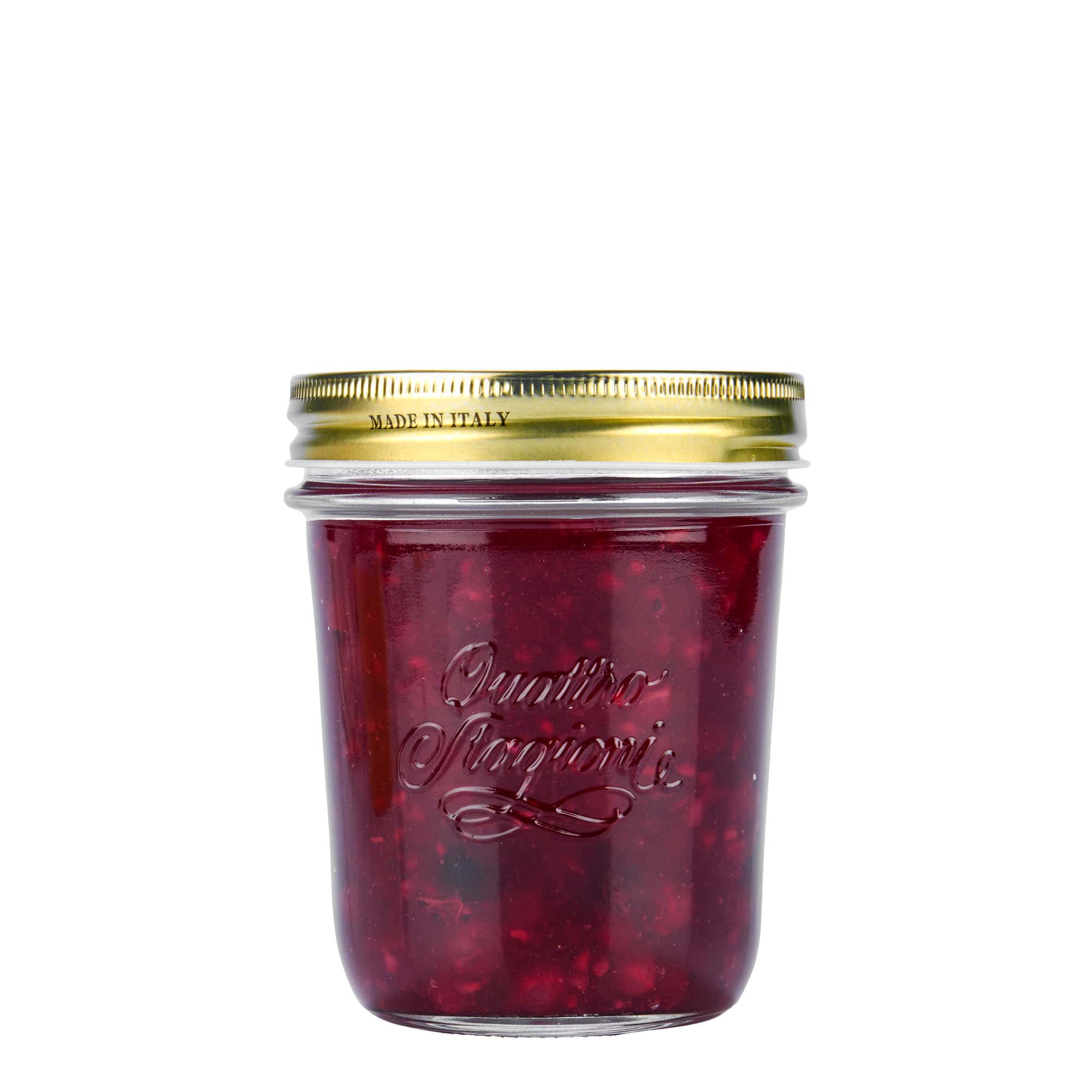 320 ml stiklainis „Quattro Stagioni“, anga: sriegiamas uždarymas