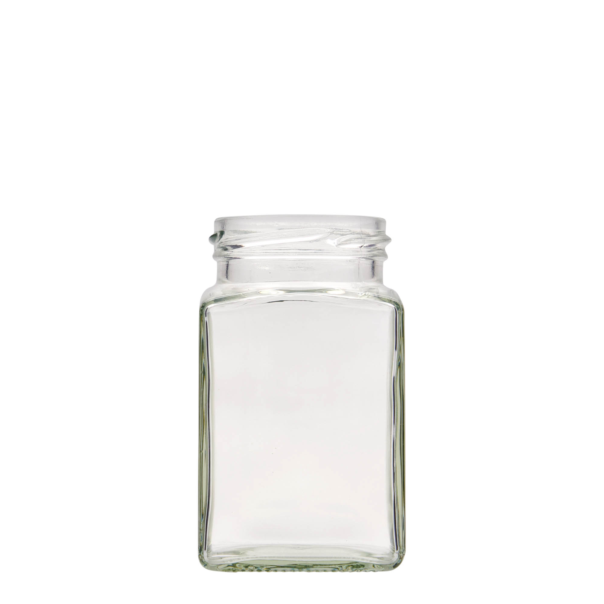 260 ml keturkampis stiklas, anga: sukamas dangtelis (TO 58) 260 ml keturkampis stiklas, anga: sukamas dangtelis (TO 58)