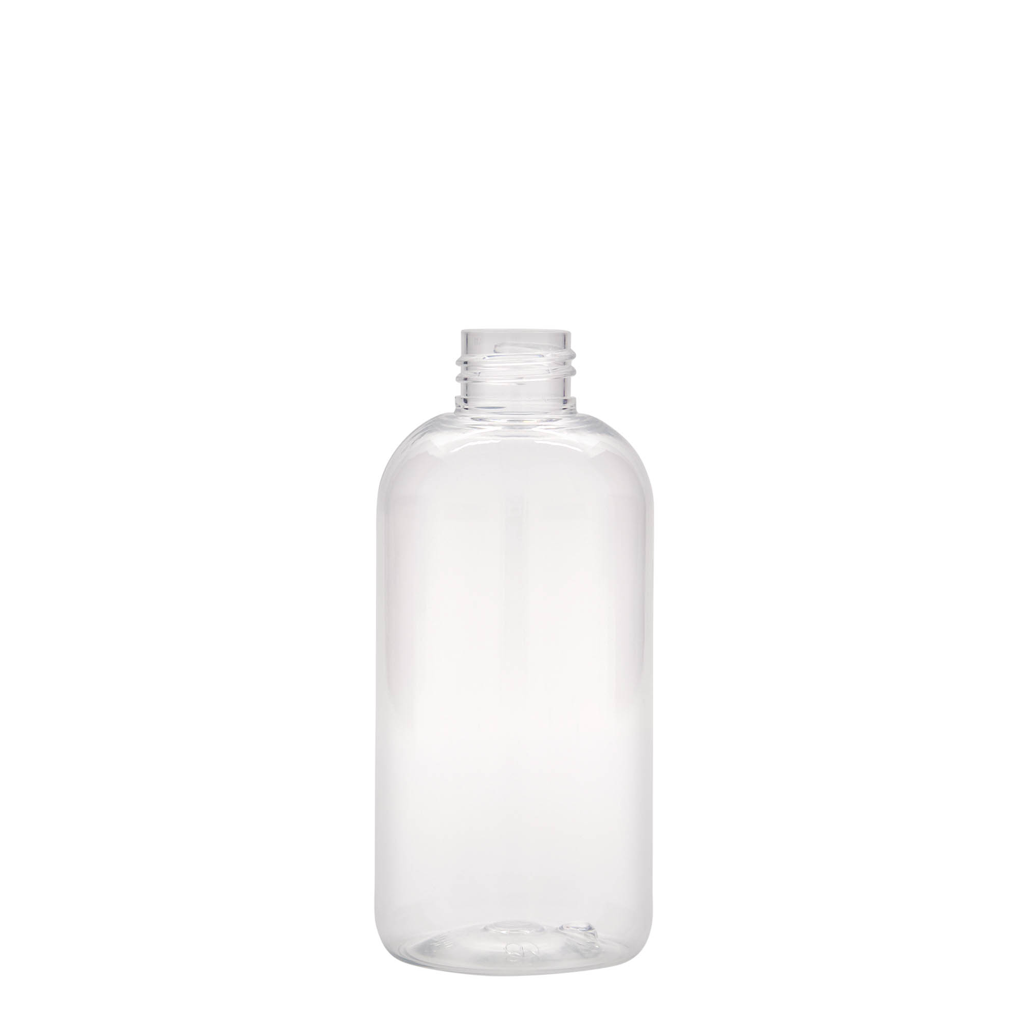 200 ml PET butelis „Boston“, plastikas, anga: 24/410 200 ml PET butelis „Boston“, plastikas, anga: 24/410