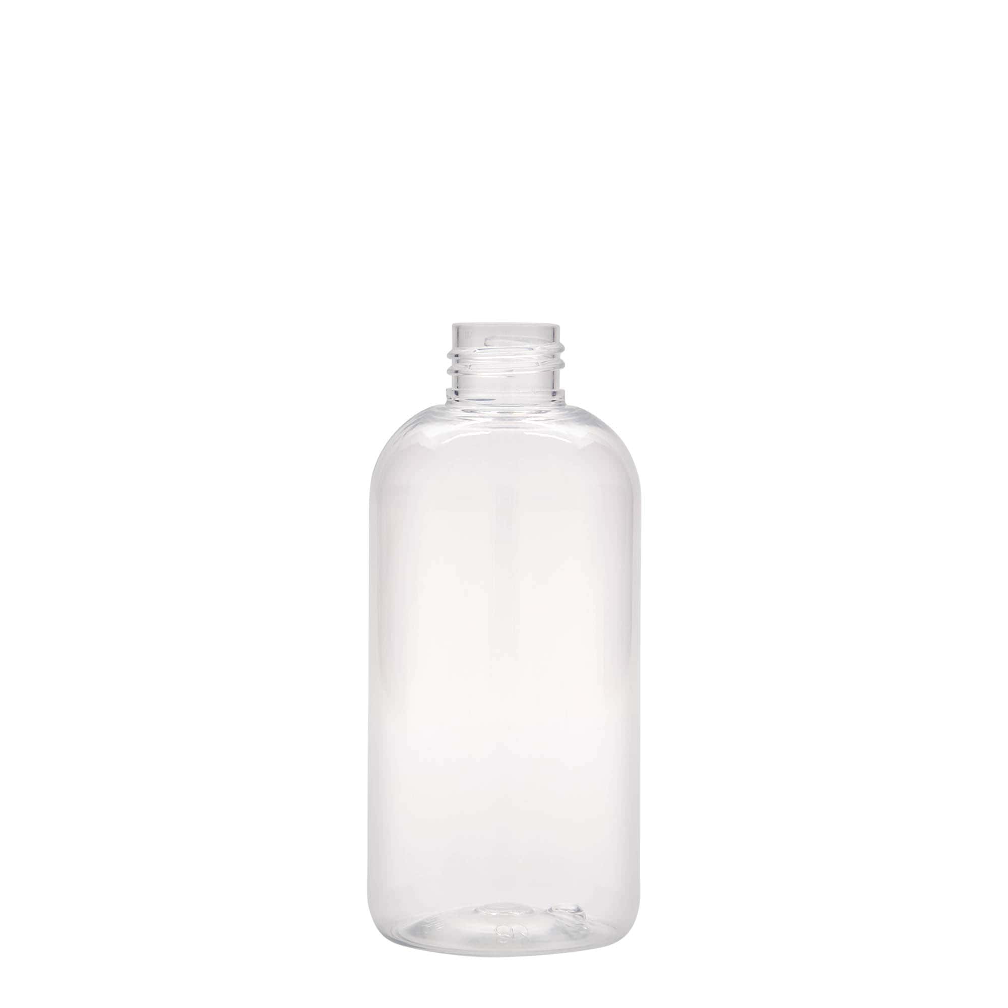 200 ml PET butelis „Boston“, plastikas, anga: 24/410
