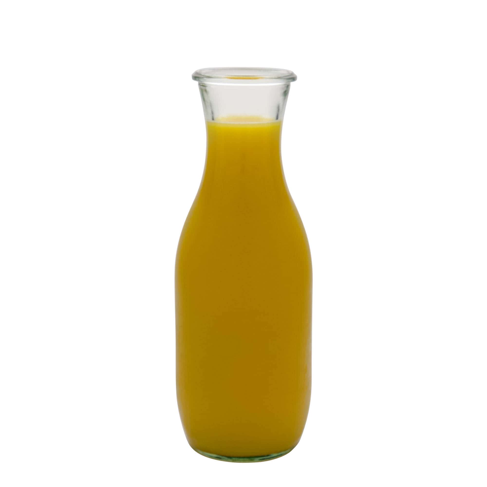 1.000 ml WECK-sulčių butelis #, anga: apvalus kraštas 1.000 ml WECK-sulčių butelis #, anga: apvalus kraštas