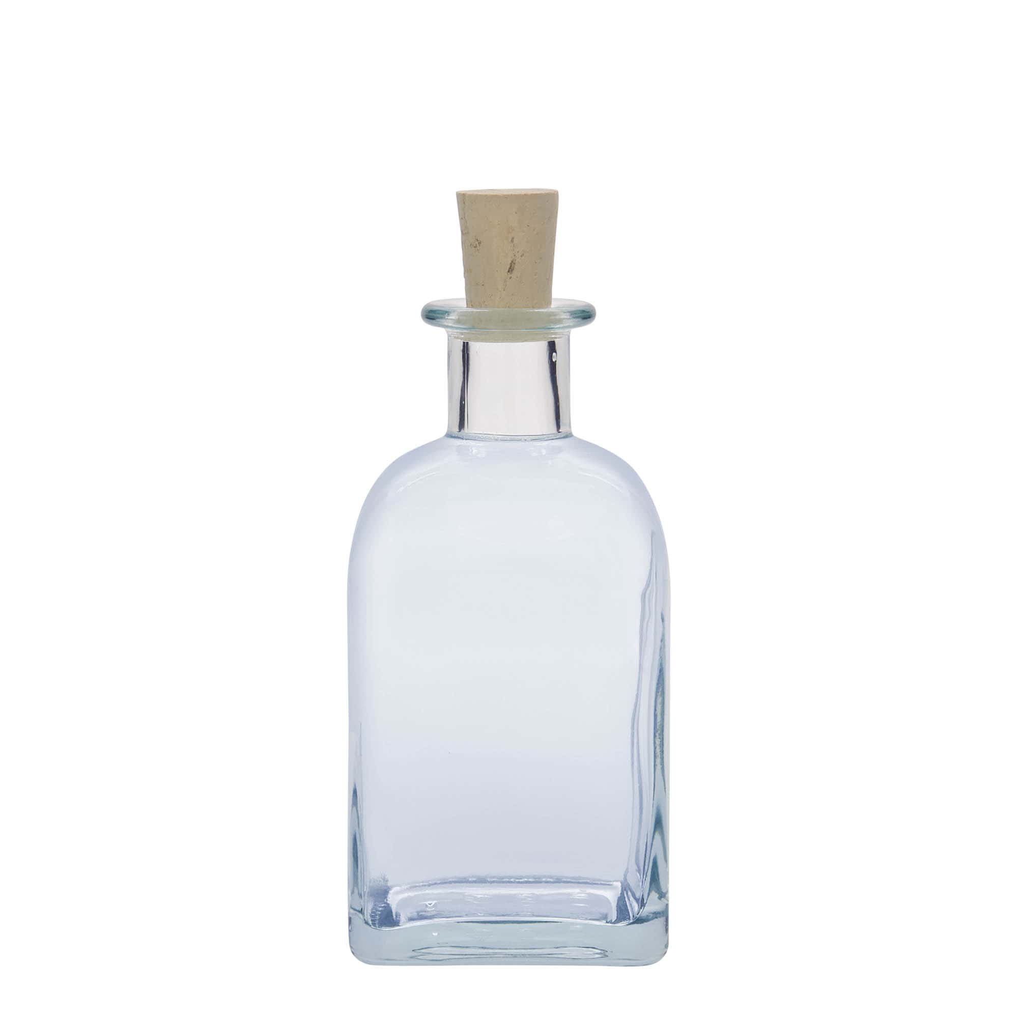 350 ml stiklinis butelis Apotheker Carré, kvadratinis, anga: kamštis 350 ml stiklinis butelis Apotheker Carré, kvadratinis, anga: kamštis