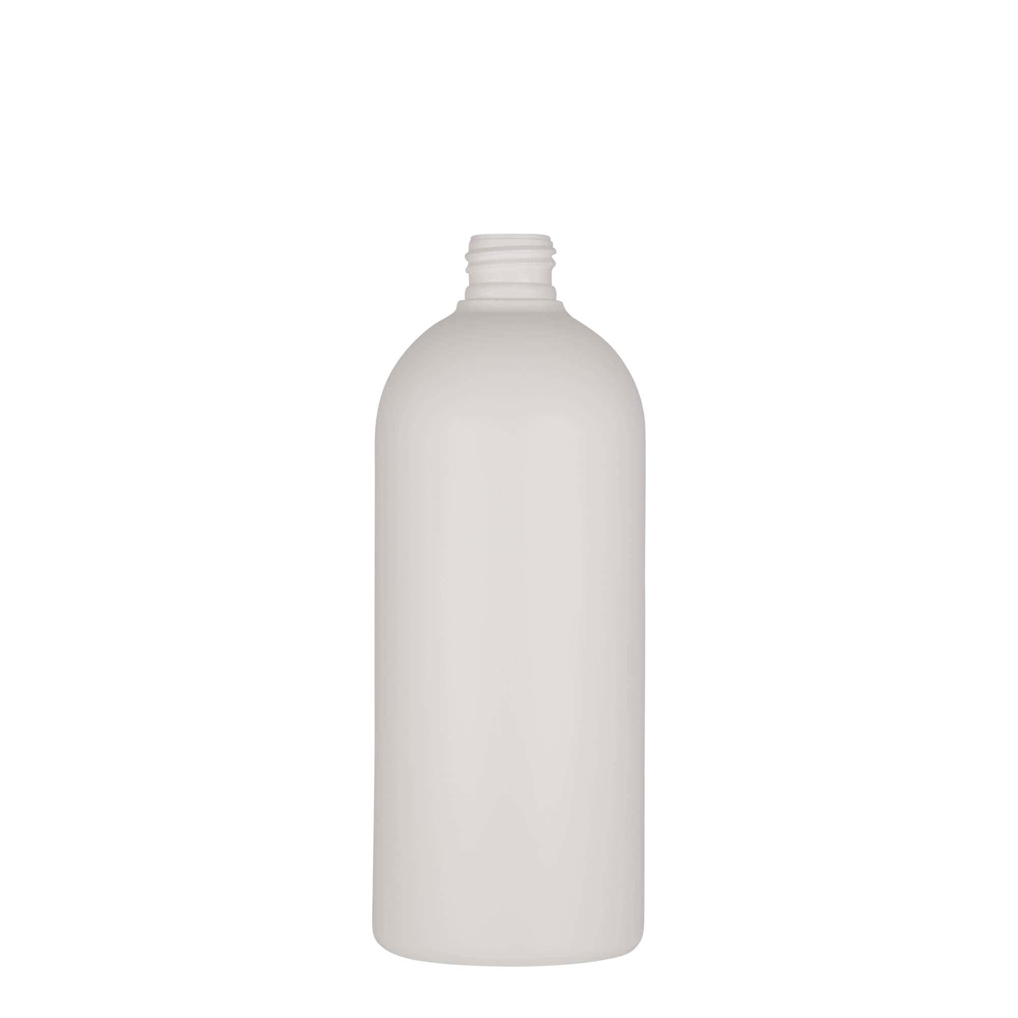 500 ml plastikinis butelis „Tuffy“, HDPE, baltas, anga: 24/410