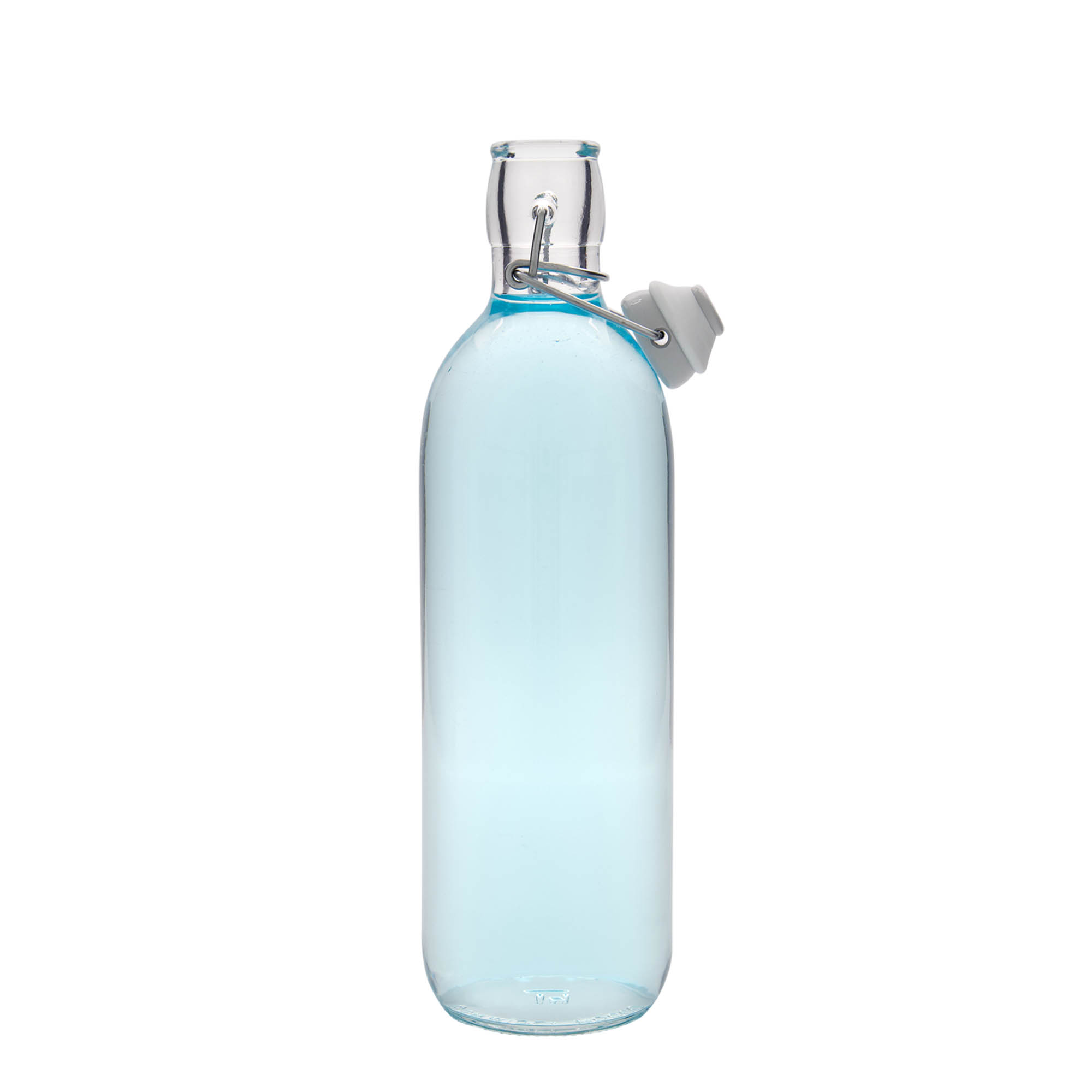 1.000 ml stiklinis butelis „Emilia“, anga: užsegamas užraktas