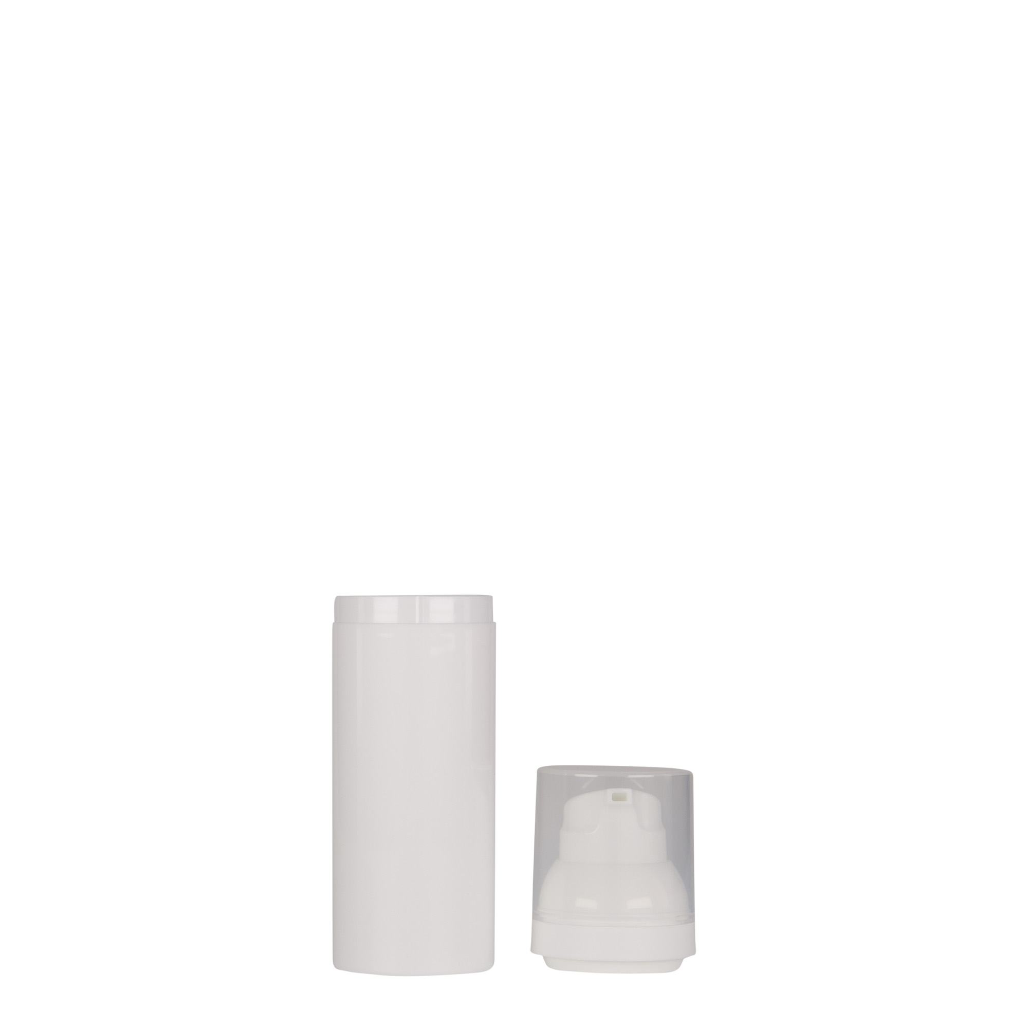 50 ml oro nespaudžiamasis dozatorius „Mezzo“, PP plastikas, baltas