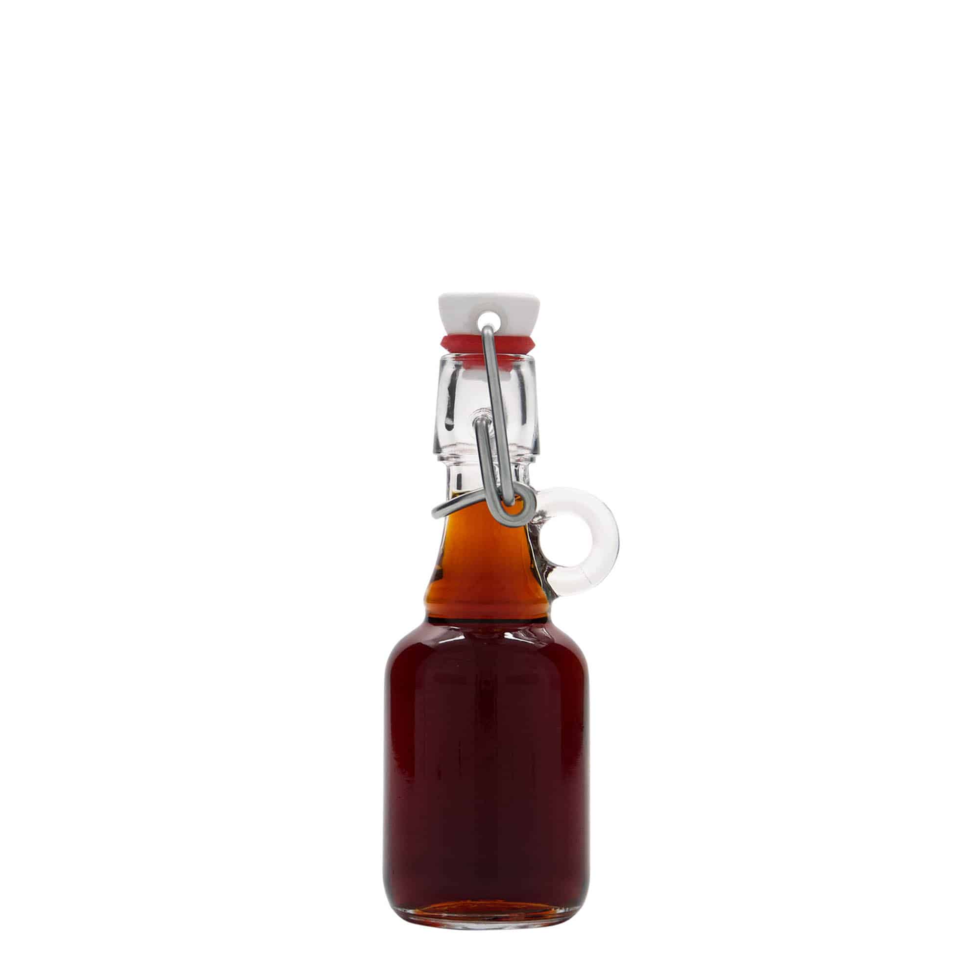 40 ml stiklinis buteliukas „Santos“, burna: užsegamas užraktas