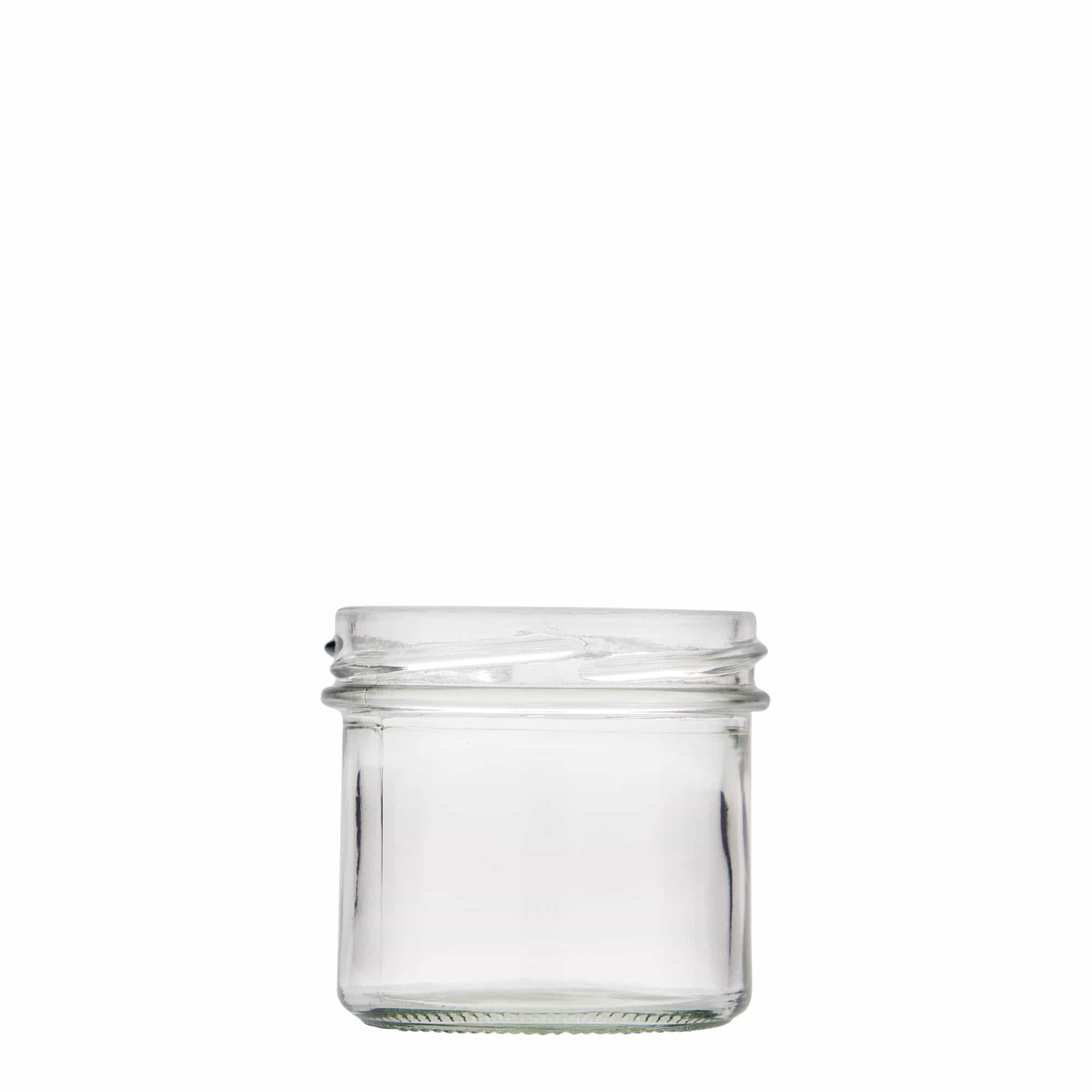 125 ml apverčiamas stiklainis, anga: Twist-Off (TO 66)