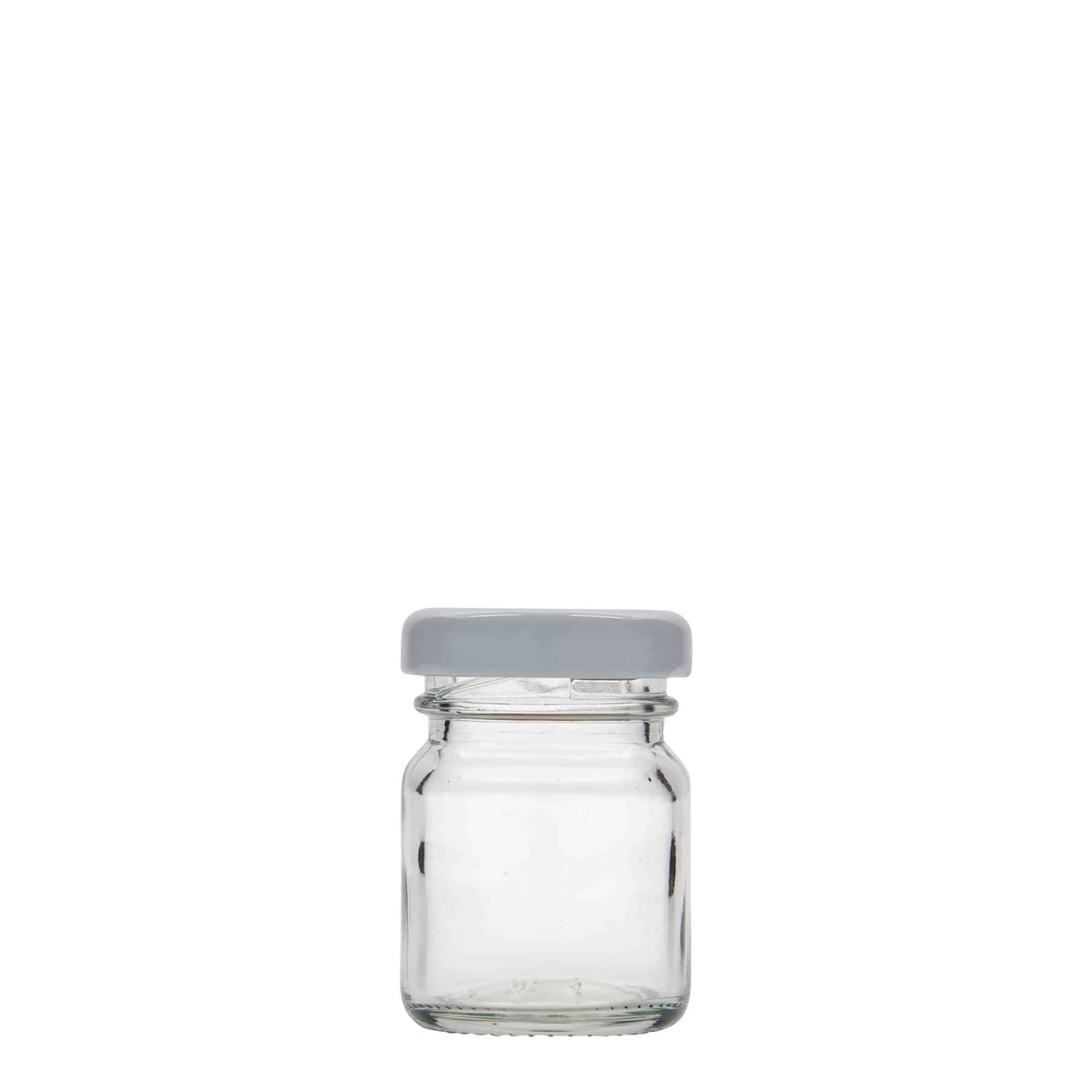 45 ml aukštas apvalus stiklas, burna: Twist-Off (TO 38)