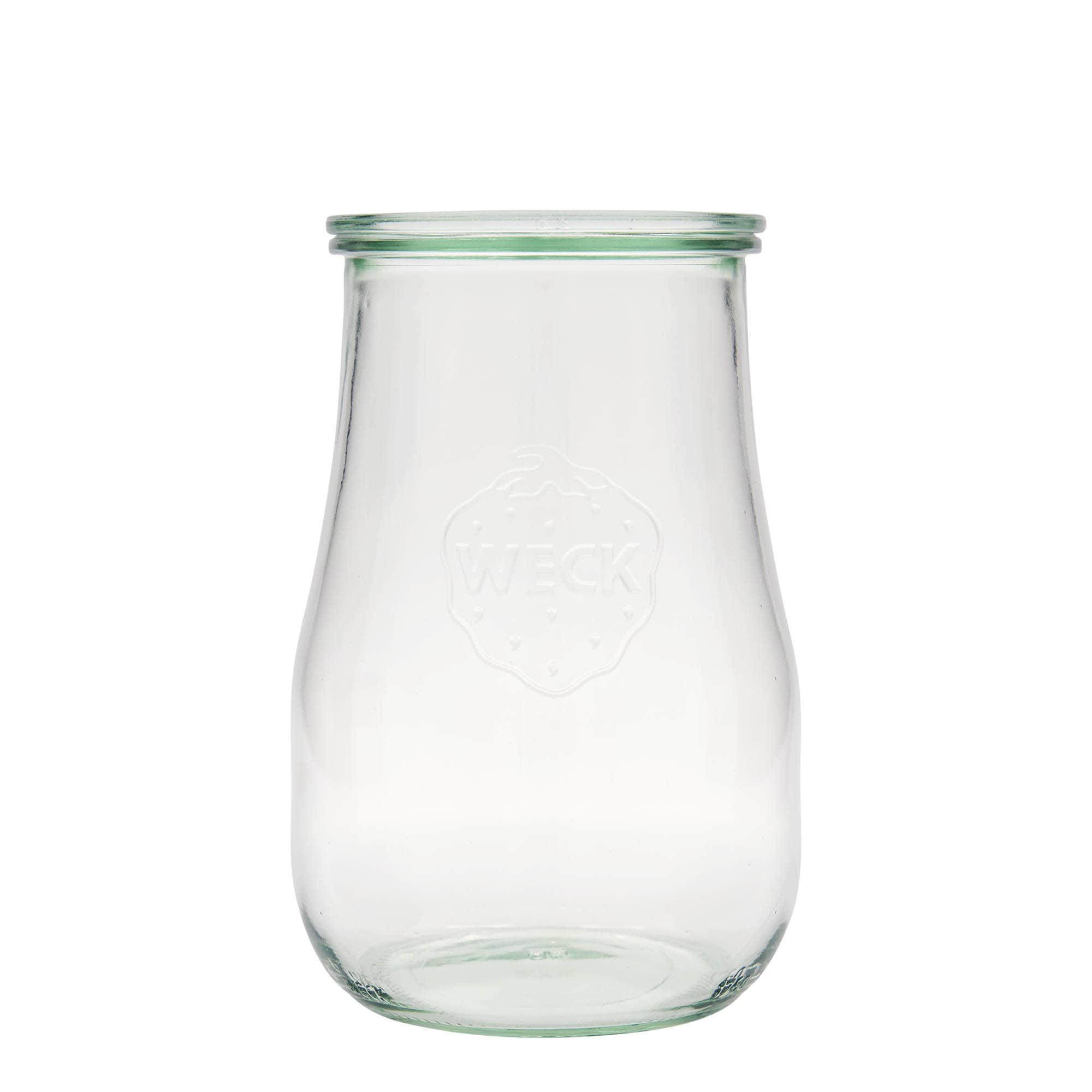 1.750 ml WECK tulpės formos stiklainis, anga: apvali kraštinė