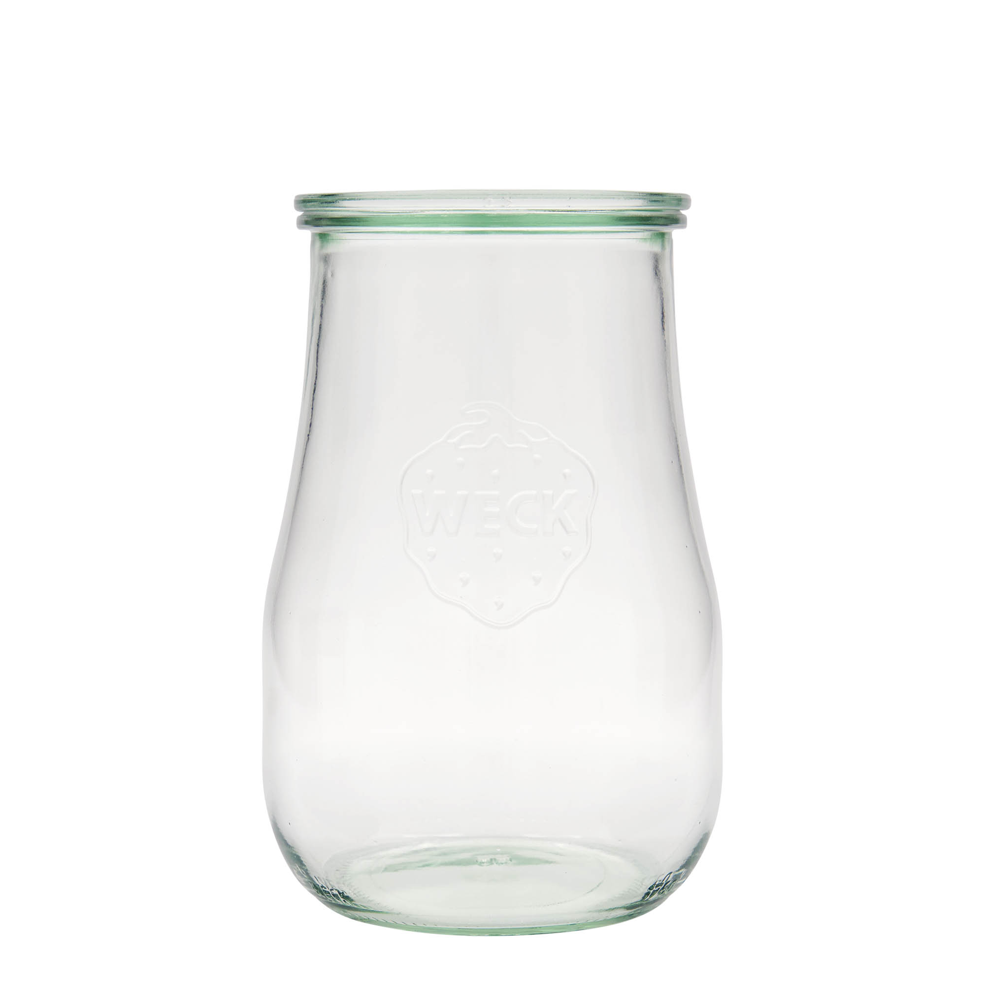 1.750 ml WECK tulpės formos stiklainis, anga: apvali kraštinė