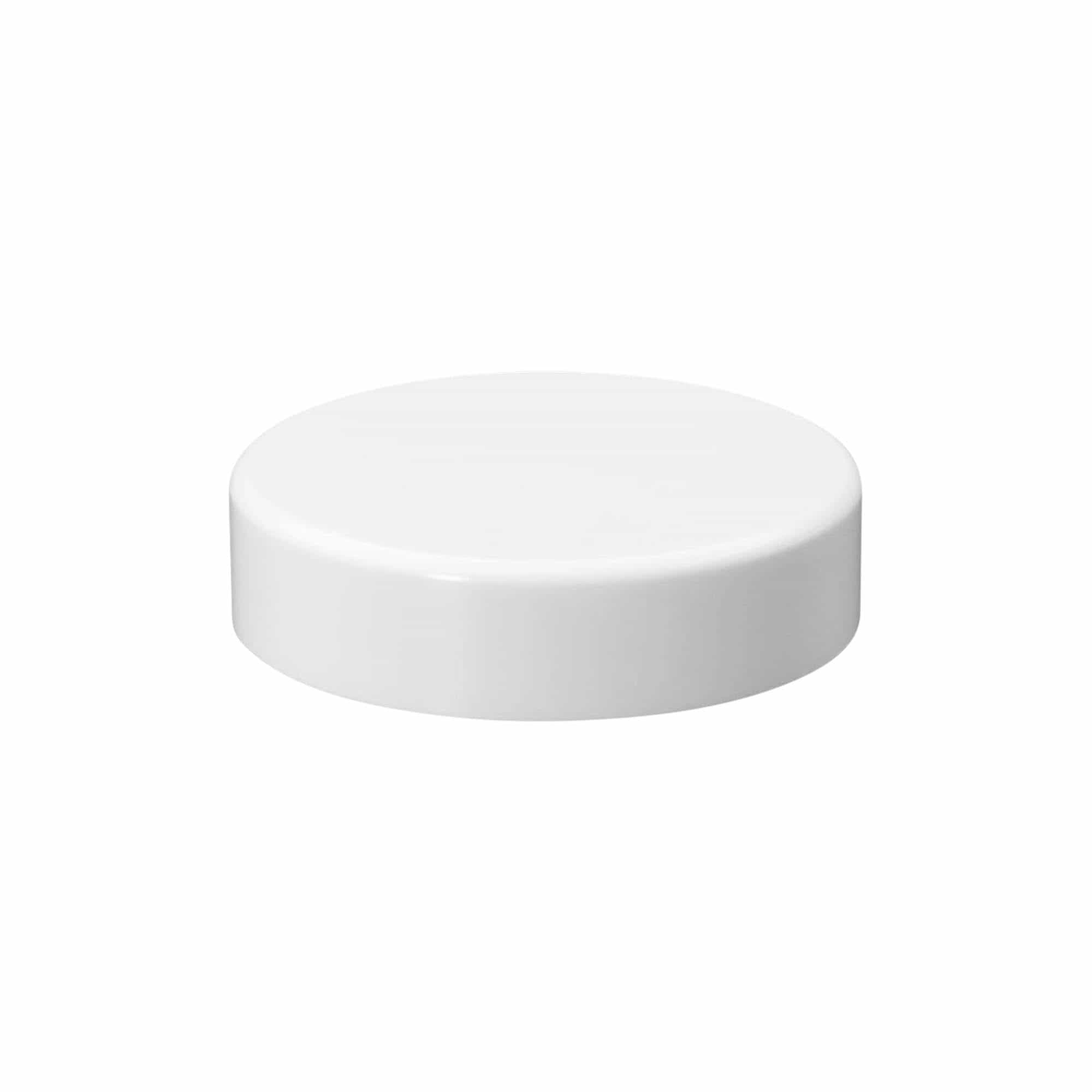 Sraigtinis uždarymas 50 ml „Beauty“, HPM plastikas, baltas