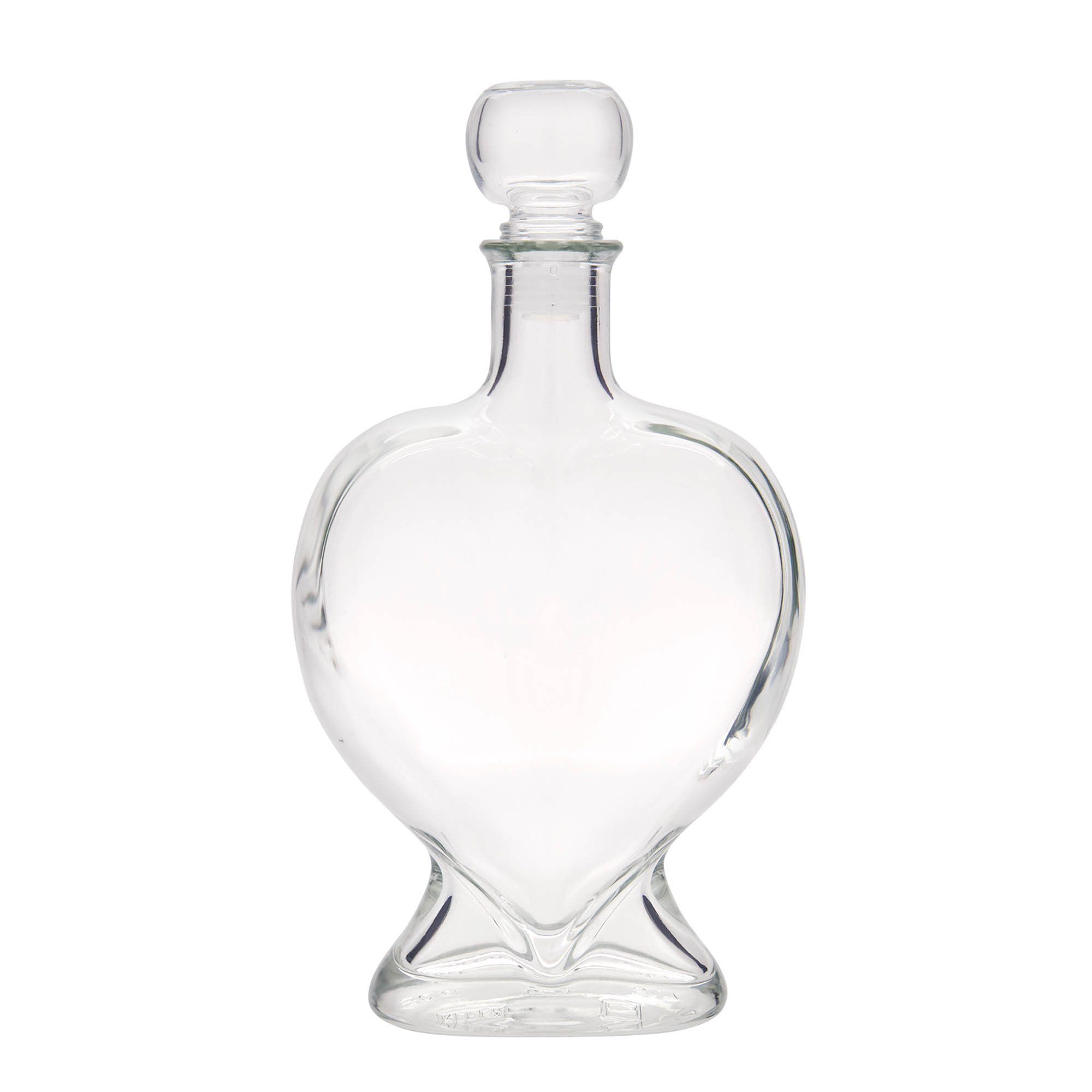 500 ml stiklinis butelis „Širdis“, anga: kamštis 500 ml stiklinis butelis „Širdis“, anga: kamštis