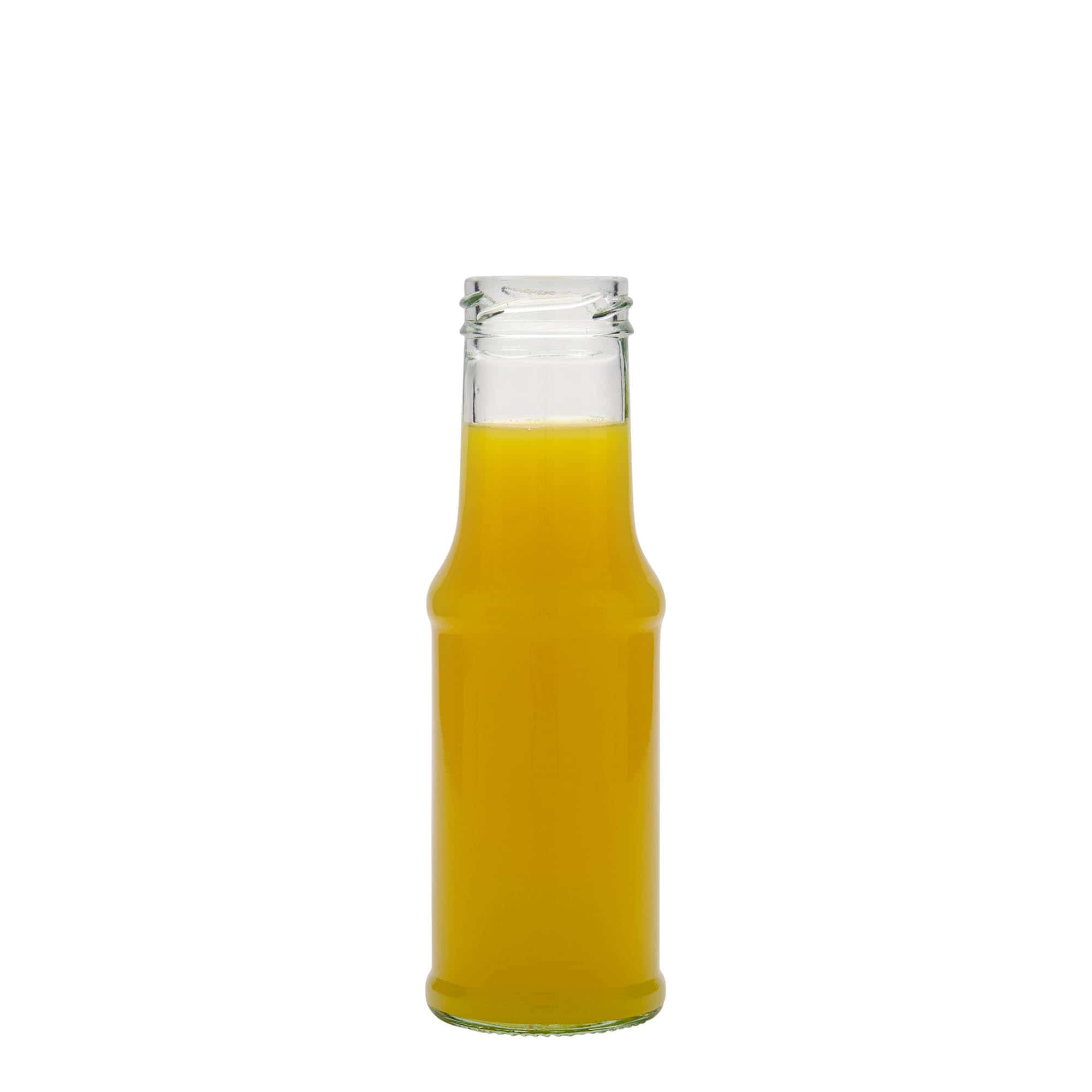 200 ml padažo butelis, stiklas, anga: sukama (TO 43)