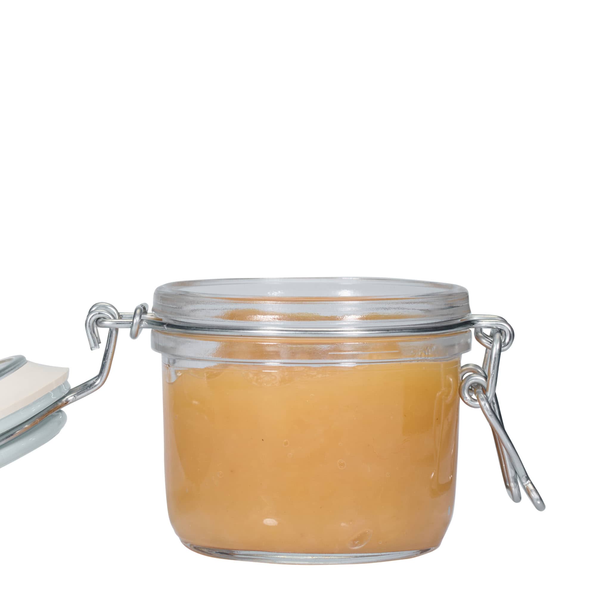 200 ml vielos užsegimo stiklainis „Fido“, mėlynas, anga: vielos užsegimas 200 ml vielos užsegimo stiklainis „Fido“, mėlynas, anga: vielos užsegimas