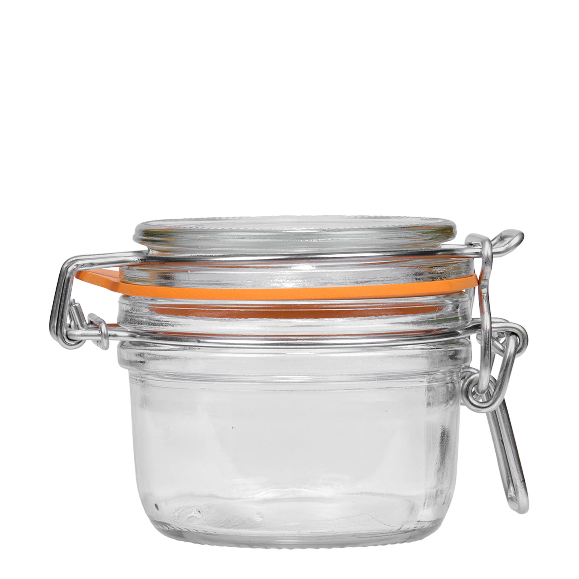 125 ml vielinio užsegimo stiklainis „Le Parfait Super Terrine“, anga: vielinio užsegimo dangtis 125 ml vielinio užsegimo stiklainis „Le Parfait Super Terrine“, anga: vielinio užsegimo dangtis