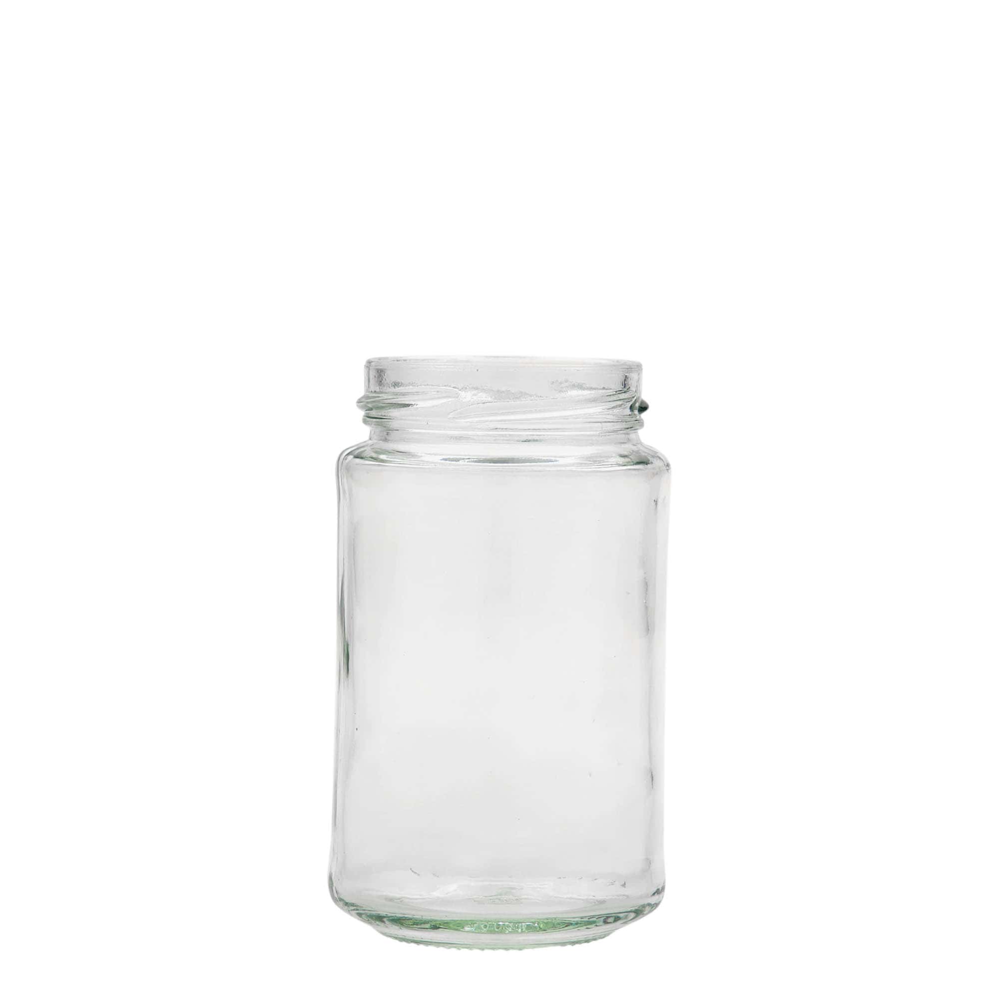 250 ml aukštas apvalus stiklas, burna: Twist-Off (TO 58)