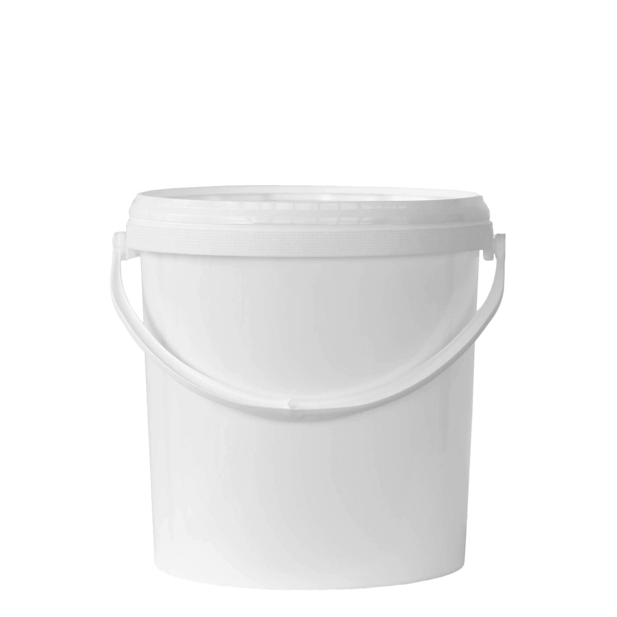 10 l kibiras, PP plastikas, baltas