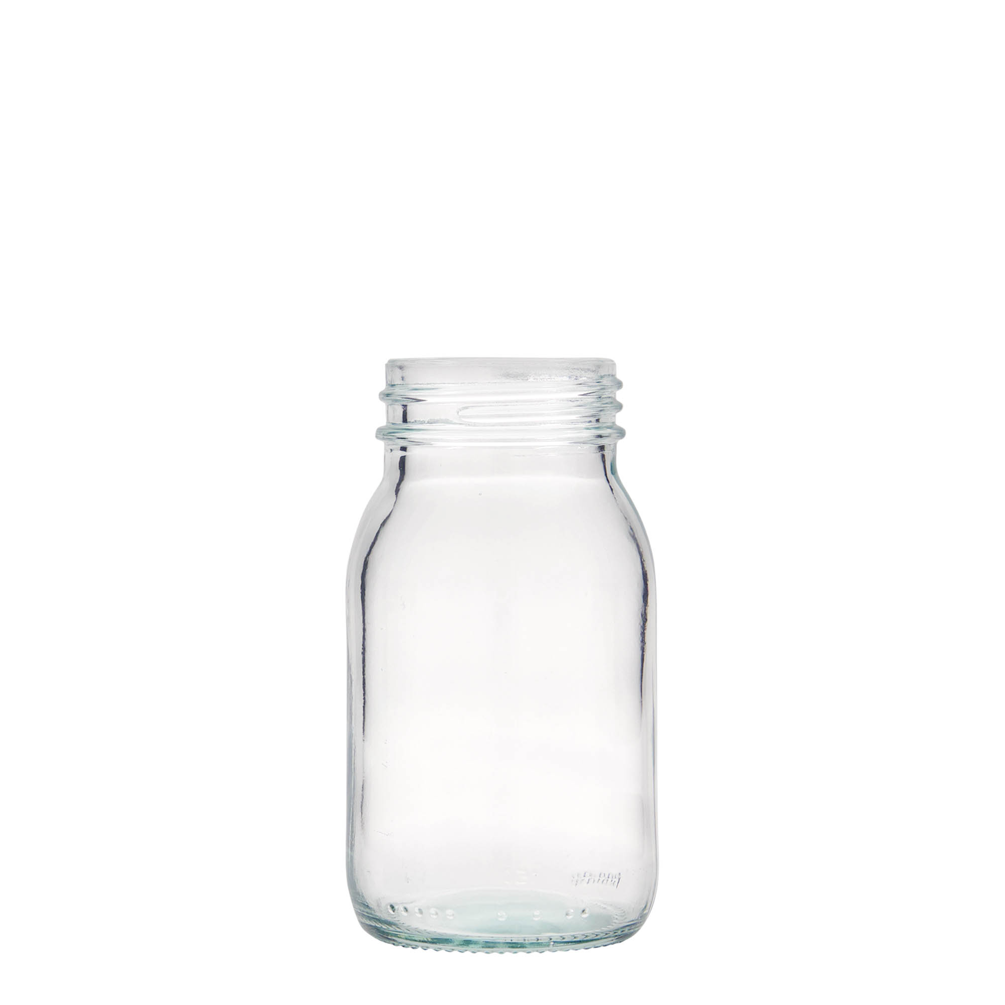 150 ml plačiaangis stiklainis, anga: DIN 45 150 ml plačiaangis stiklainis, anga: DIN 45