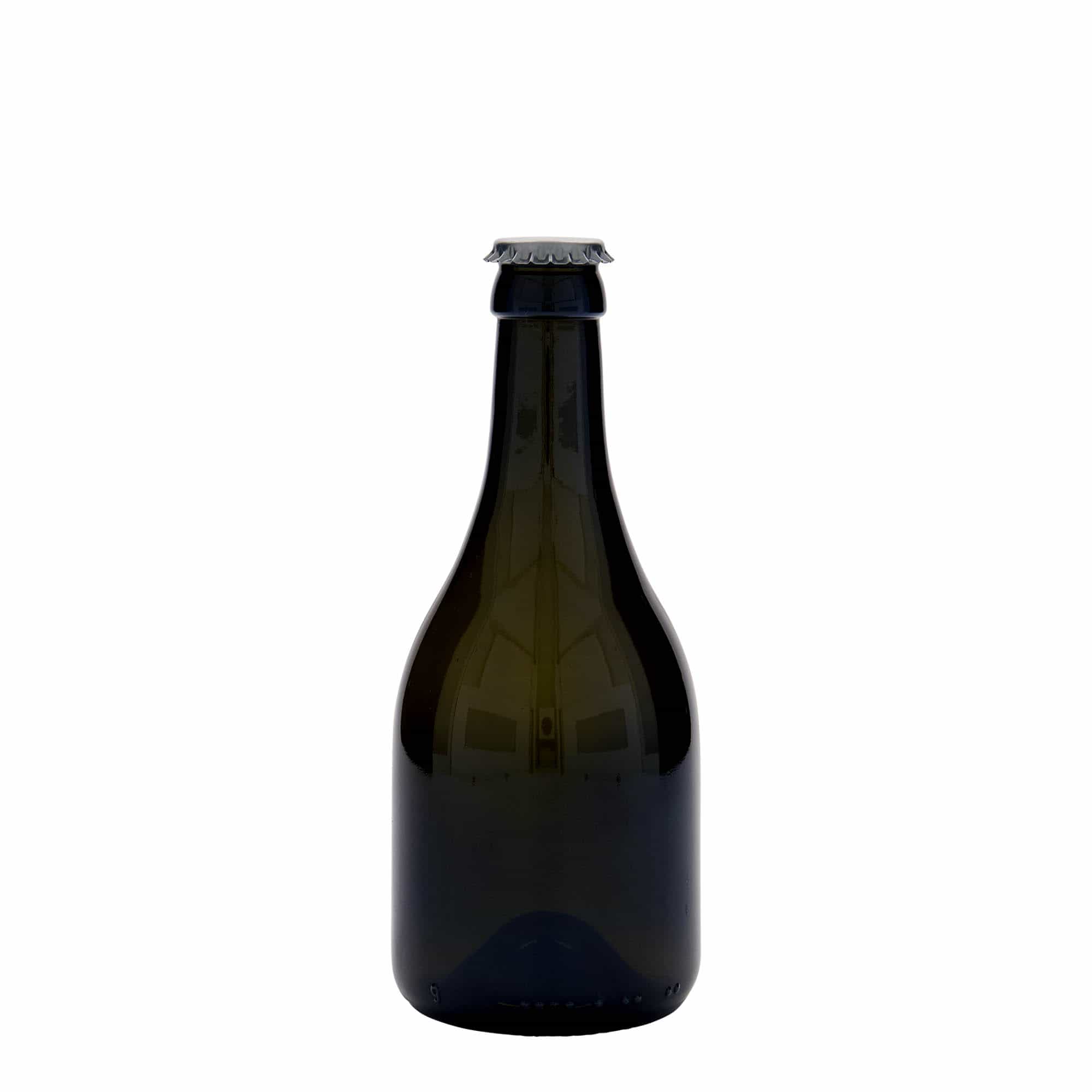 330 ml alaus butelis „Horta“, stiklas, senovinė žalia, kamštis: kronkorkas