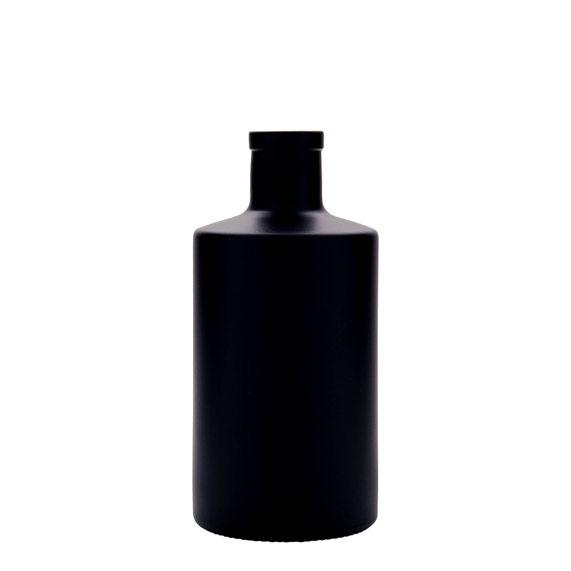 500 ml stiklinis butelis „Caroline“, juodas, anga: kamštis 500 ml stiklinis butelis „Caroline“, juodas, anga: kamštis