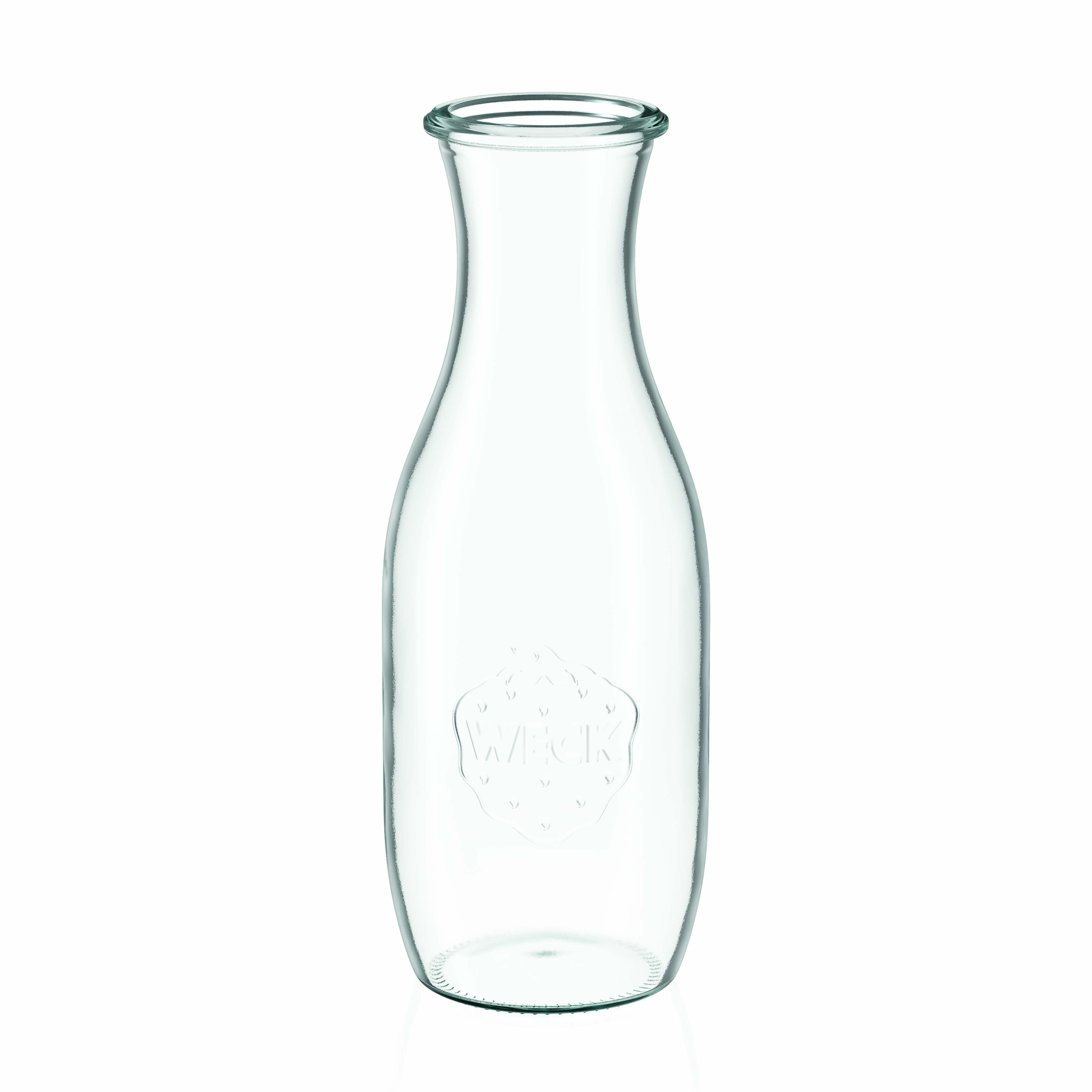 1.000 ml WECK-sulčių butelis #, anga: apvalus kraštas