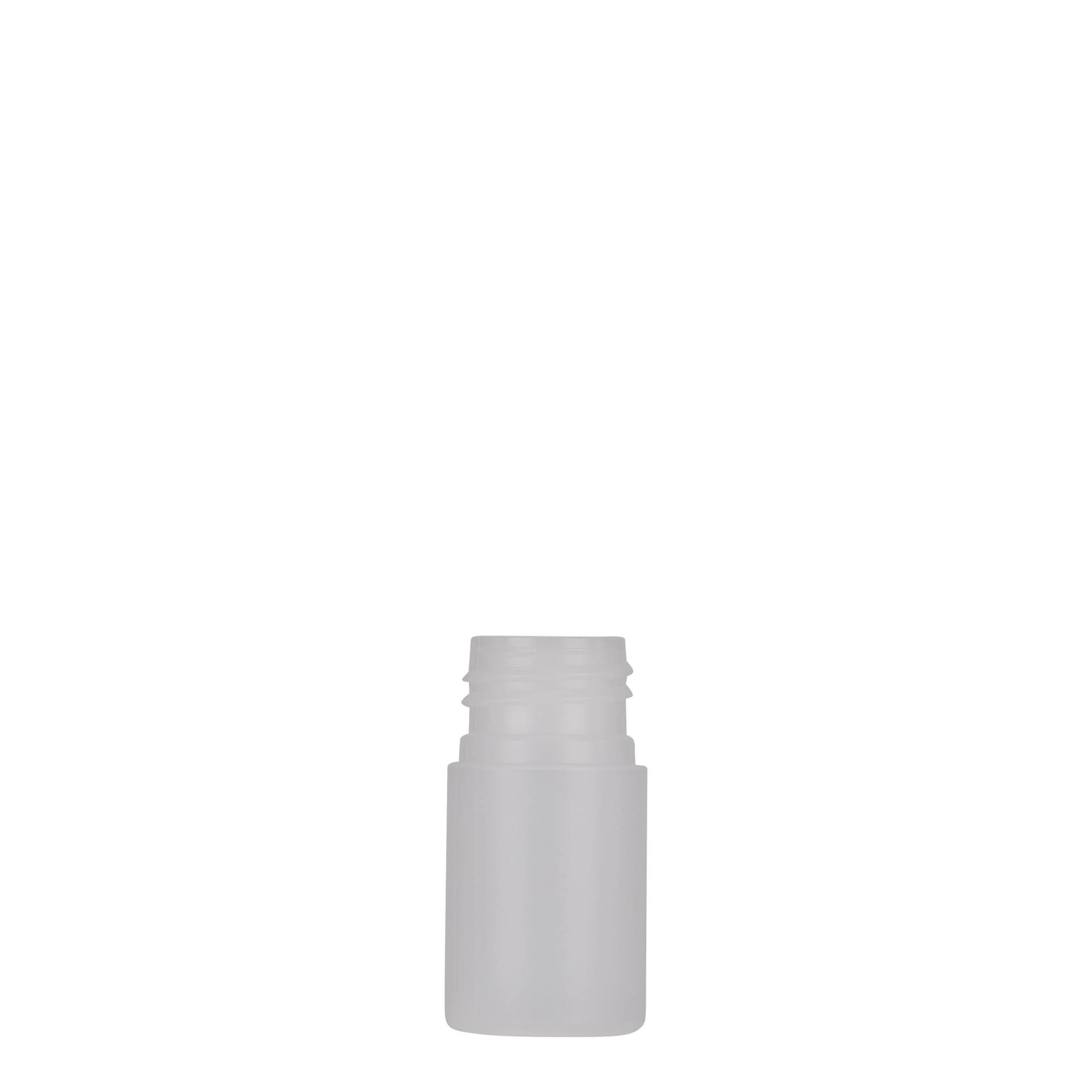 15 ml plastikinis buteliukas „Tuffy“, HDPE, natūralus, anga: 24/410 15 ml plastikinis buteliukas „Tuffy“, HDPE, natūralus, anga: 24/410