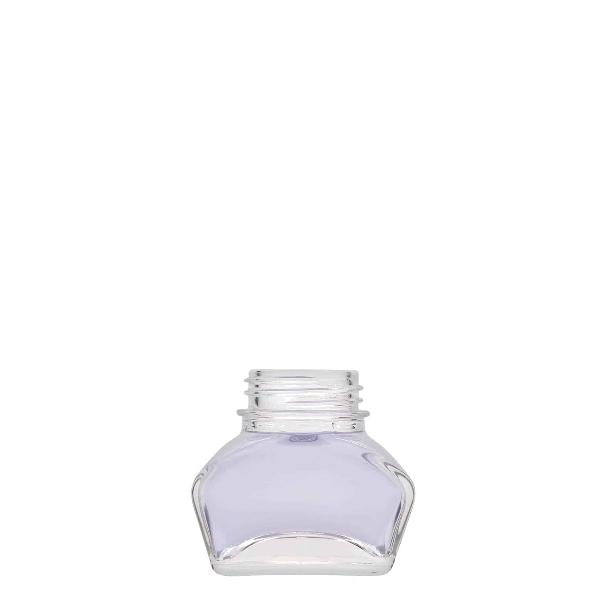 30 ml rašalo indelis, stačiakampis, anga: sraigtinis uždarymas