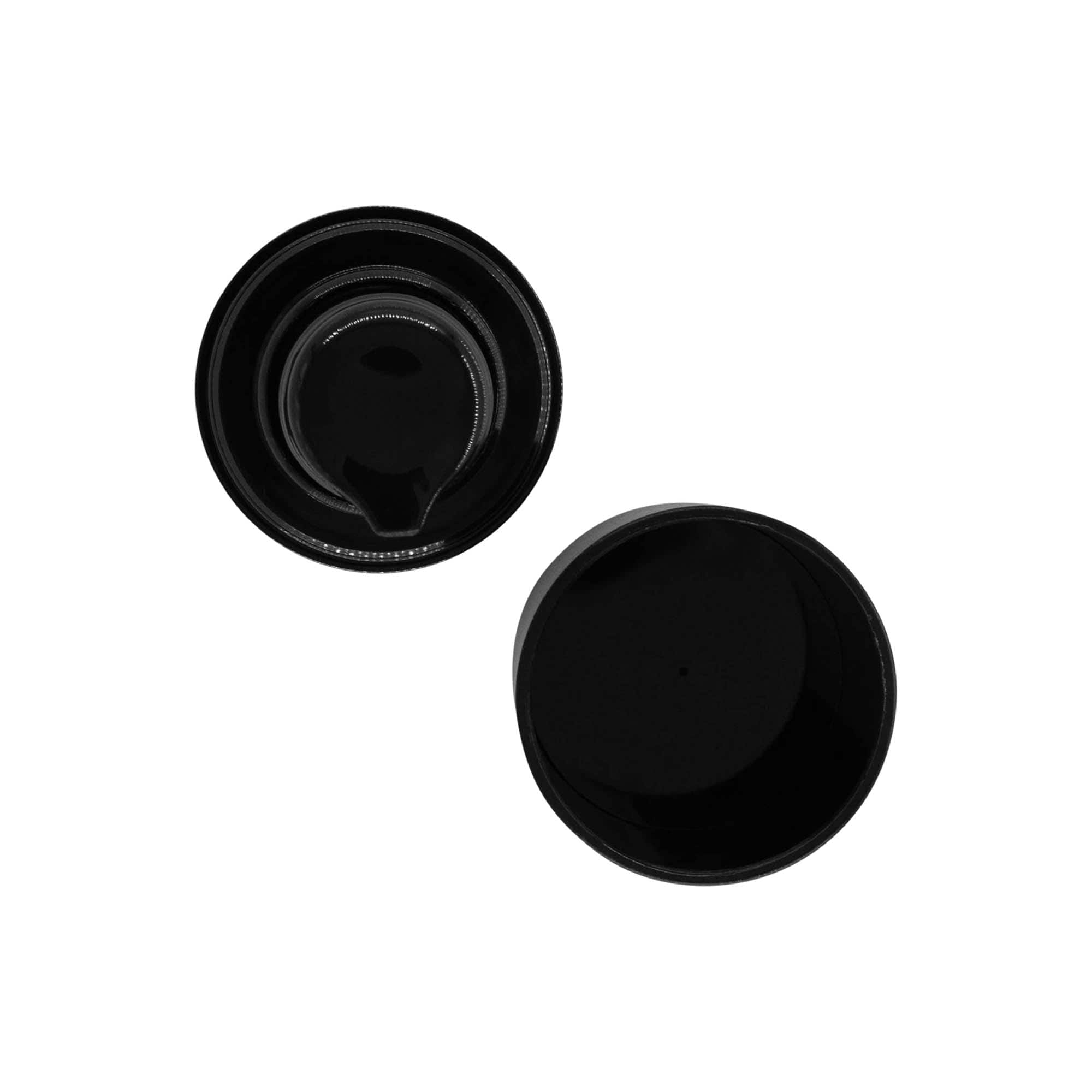 Beoriu dozatoriaus pompos galvutė „Micro“, PP plastikas, juoda Beoriu dozatoriaus pompos galvutė „Micro“, PP plastikas, juoda