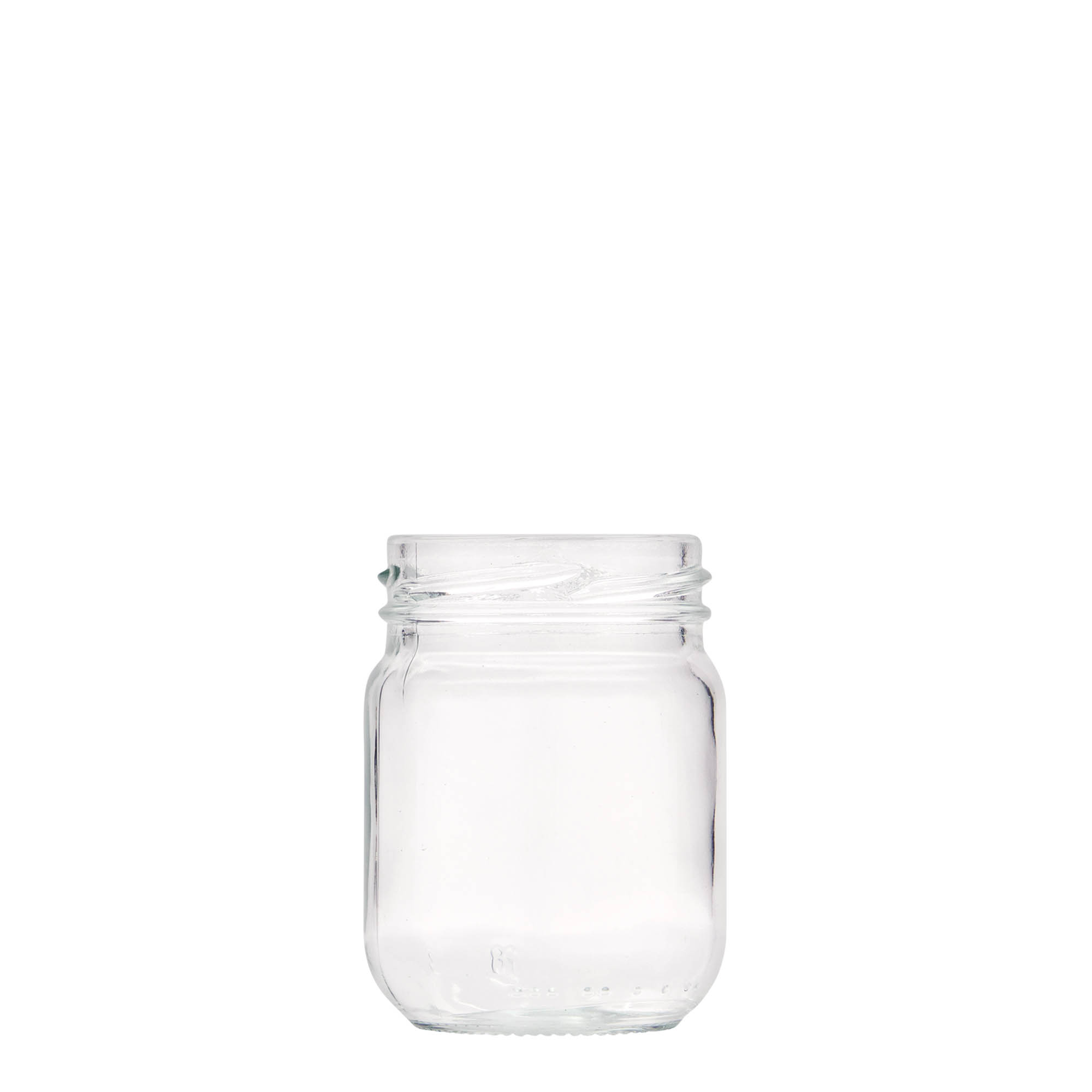 130 ml aukštas apvalus stiklas, anga: Twist-Off (TO 53)