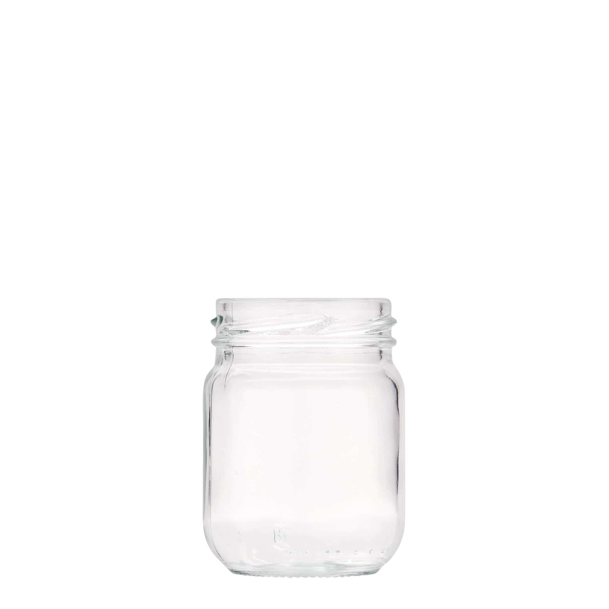 130 ml aukštas apvalus stiklas, anga: Twist-Off (TO 53)