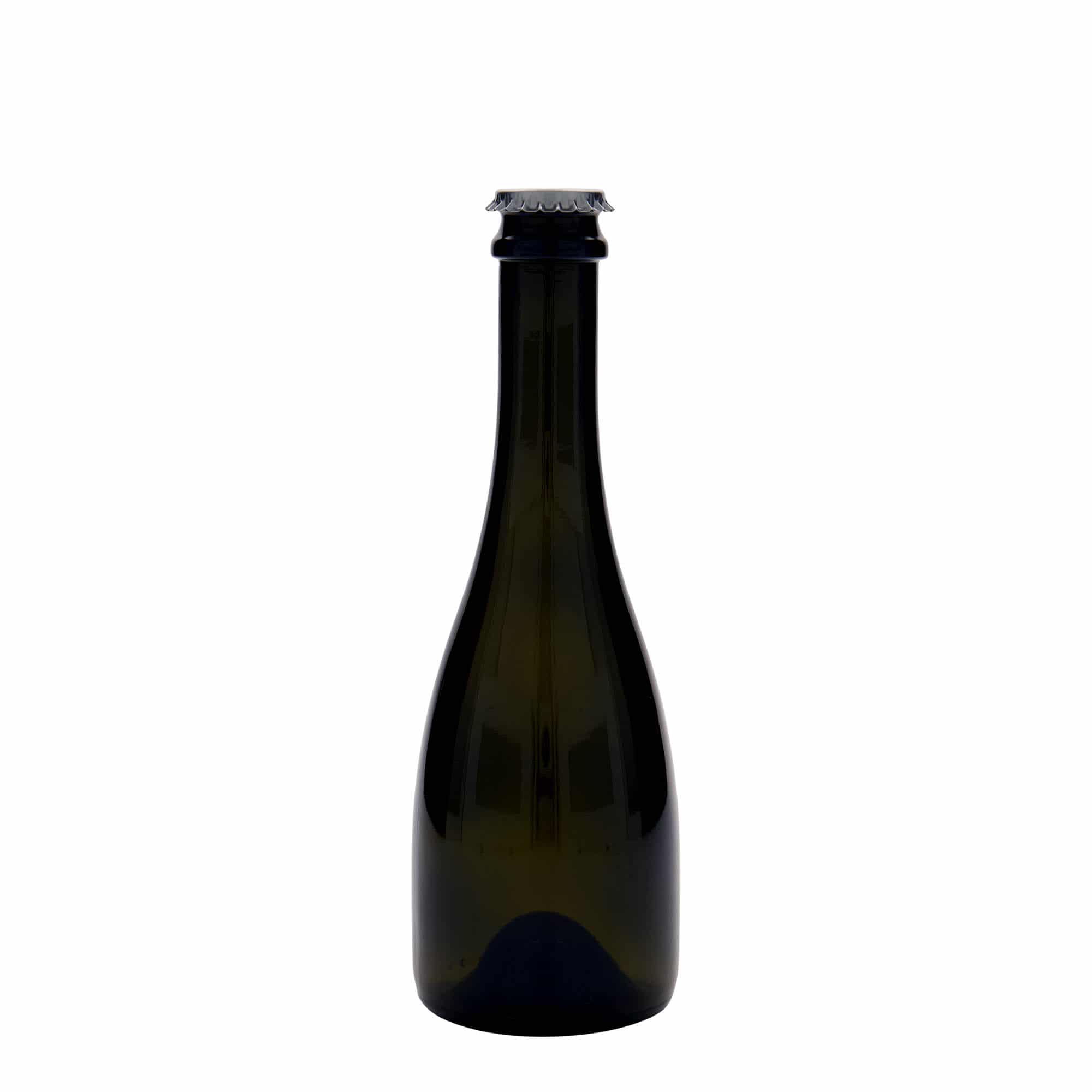 330 ml alaus / putojančio vyno butelis „Tosca“, stiklas, senovinė žalia, kamštis: kronkorkenas