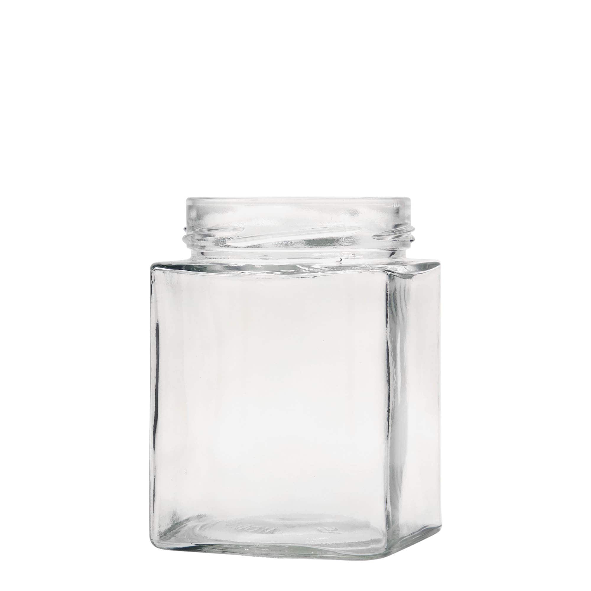580 ml keturkampis stiklainis „Ikarus“, anga: Deep-Twist-Off (DTO 82)
