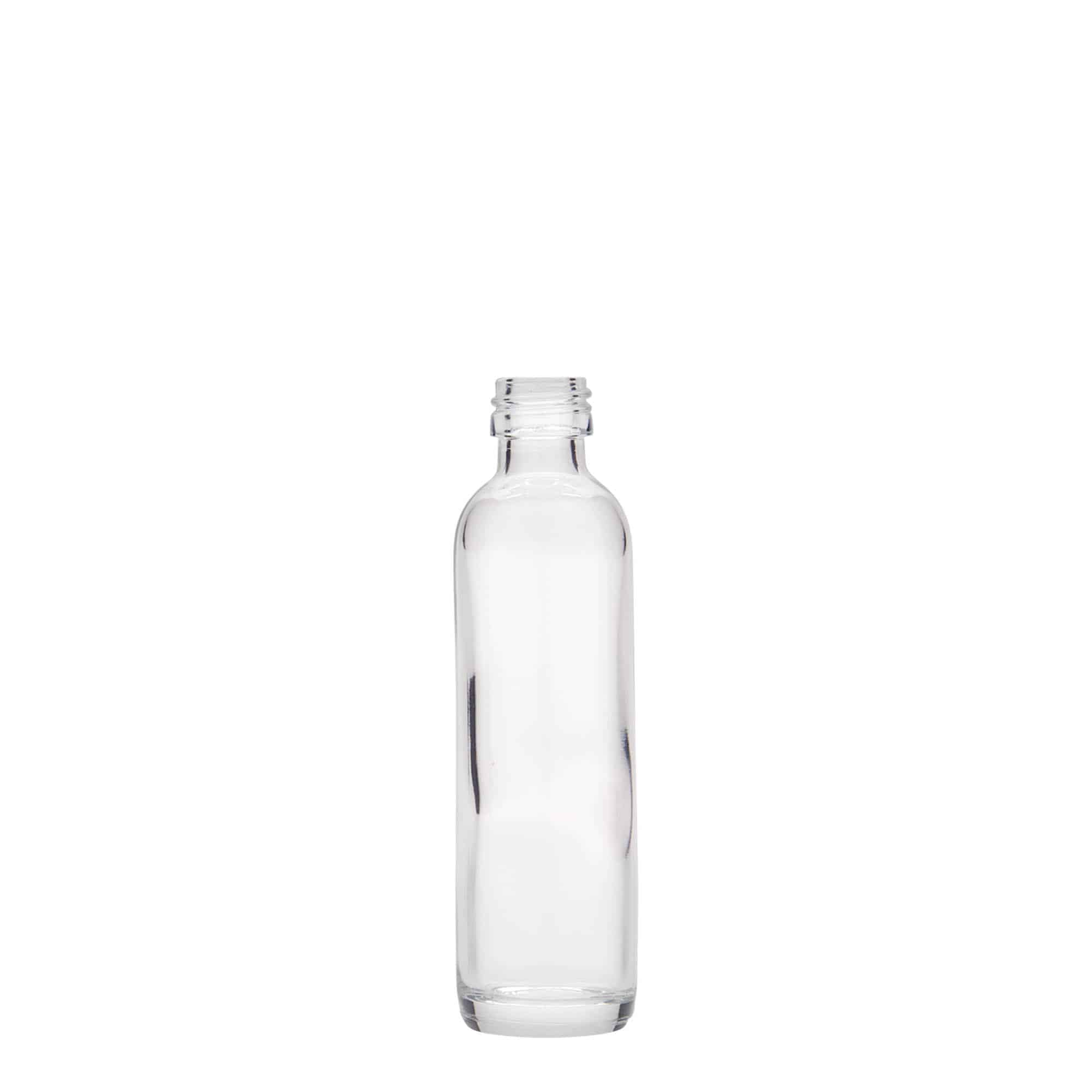 40 ml buteliukas su rankena, stiklas, burna: PP 18