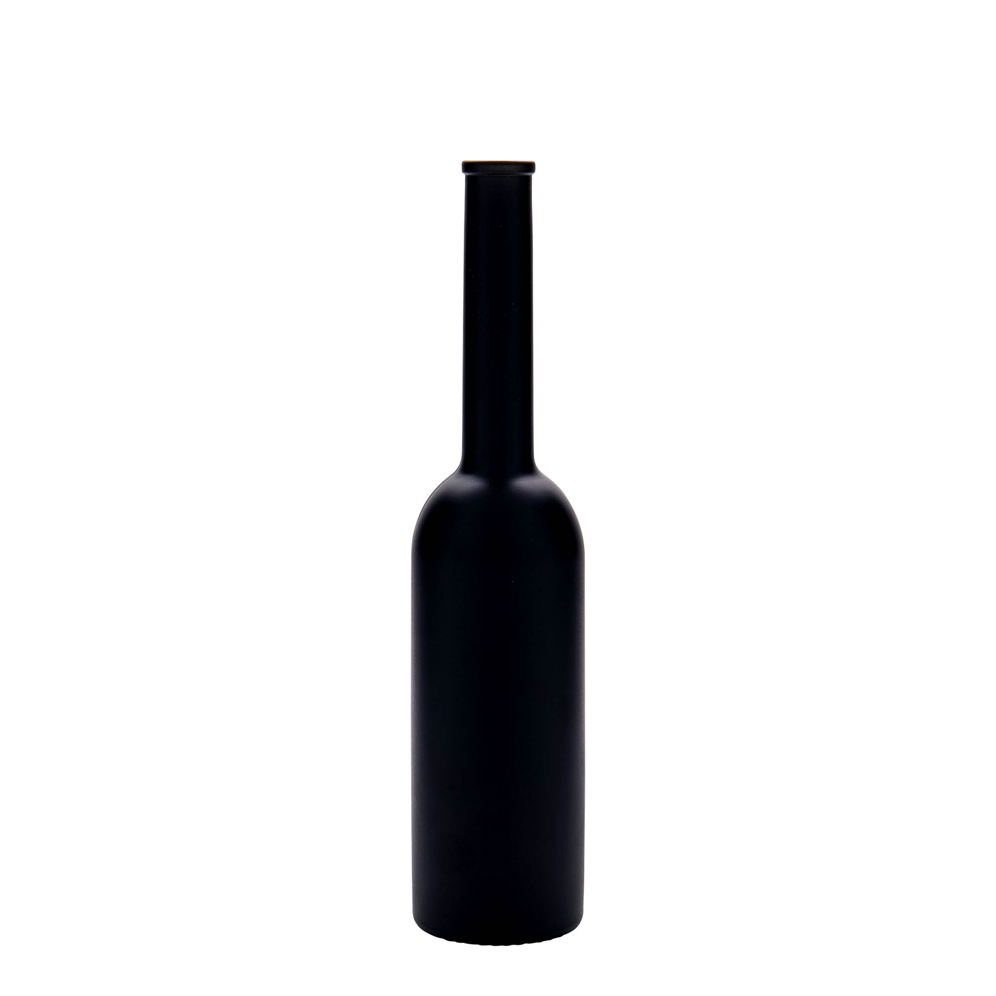 200 ml stiklinis butelis „Opera“, juodas, anga: kamštis 200 ml stiklinis butelis „Opera“, juodas, anga: kamštis