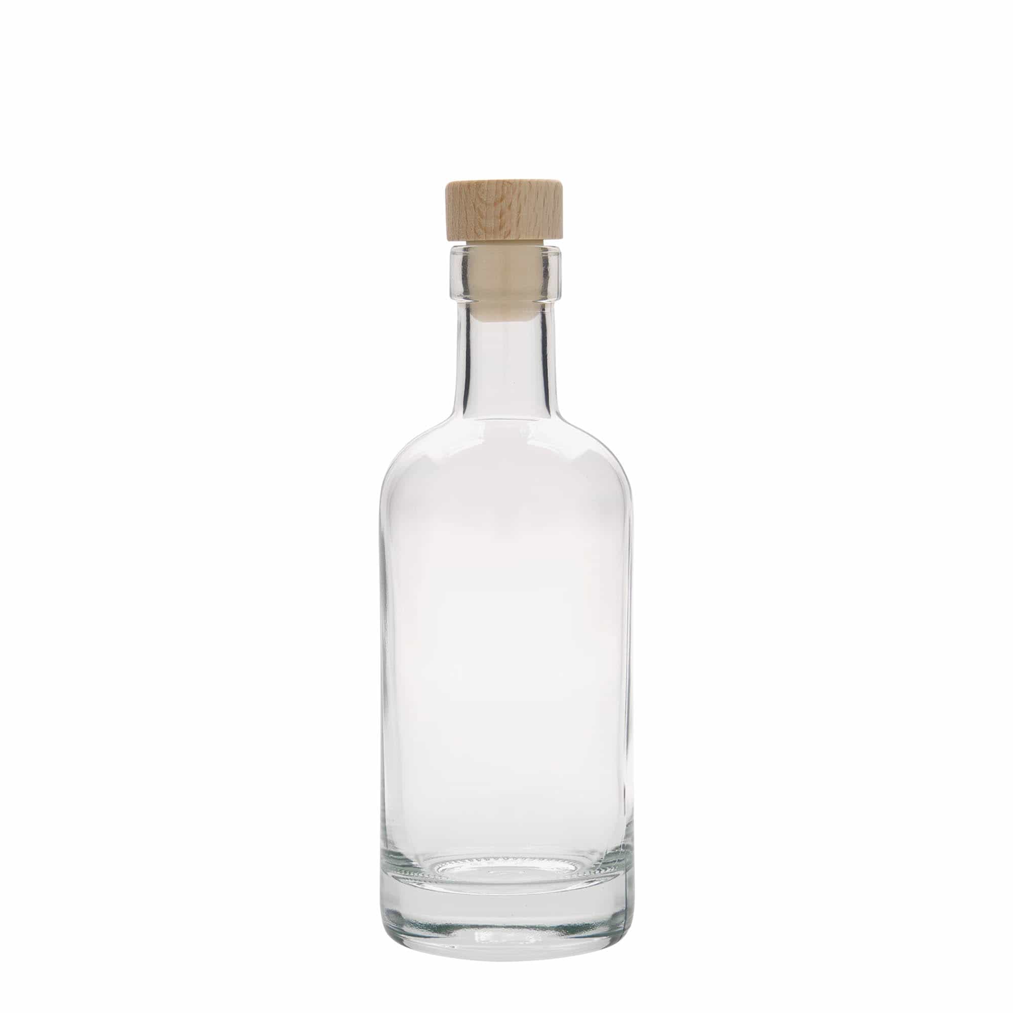 250 ml stiklinis butelis „Linea Uno“, kamštis