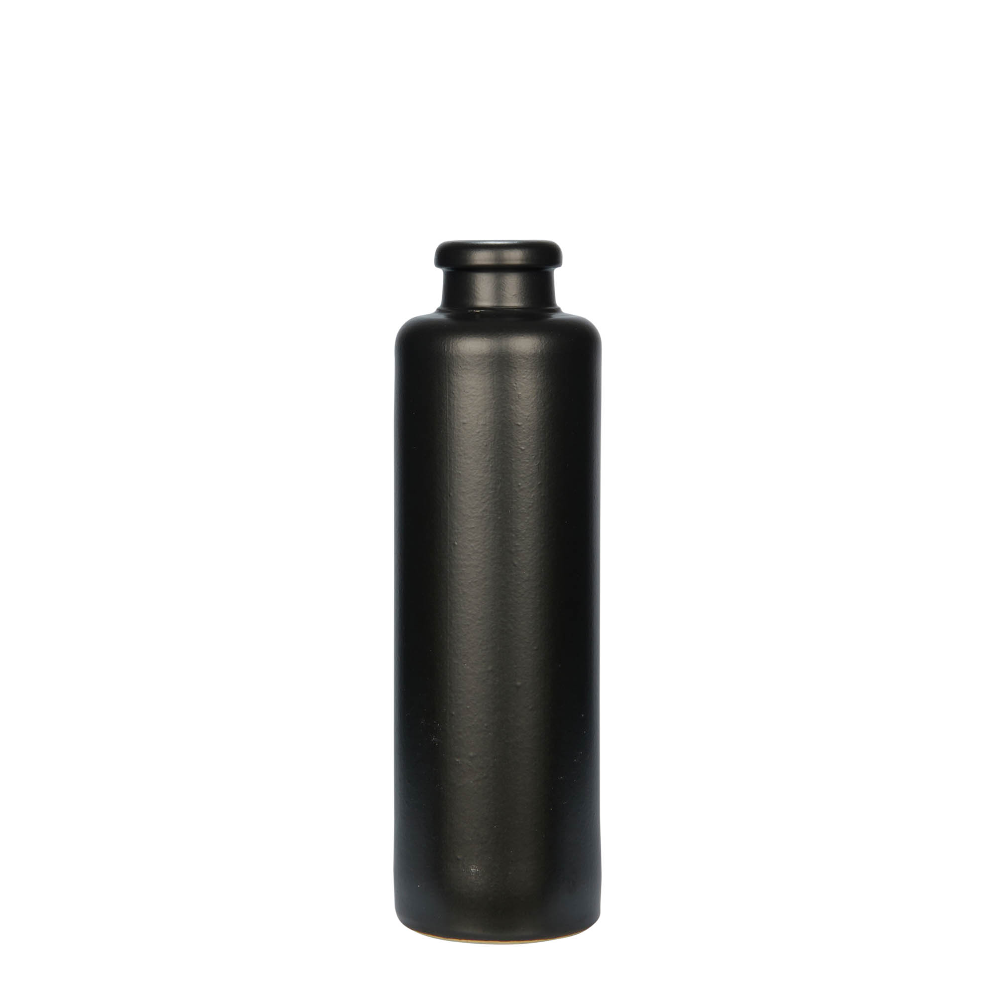 200 ml molinis ąsotis, keraminis, juodas, anga: kamštis