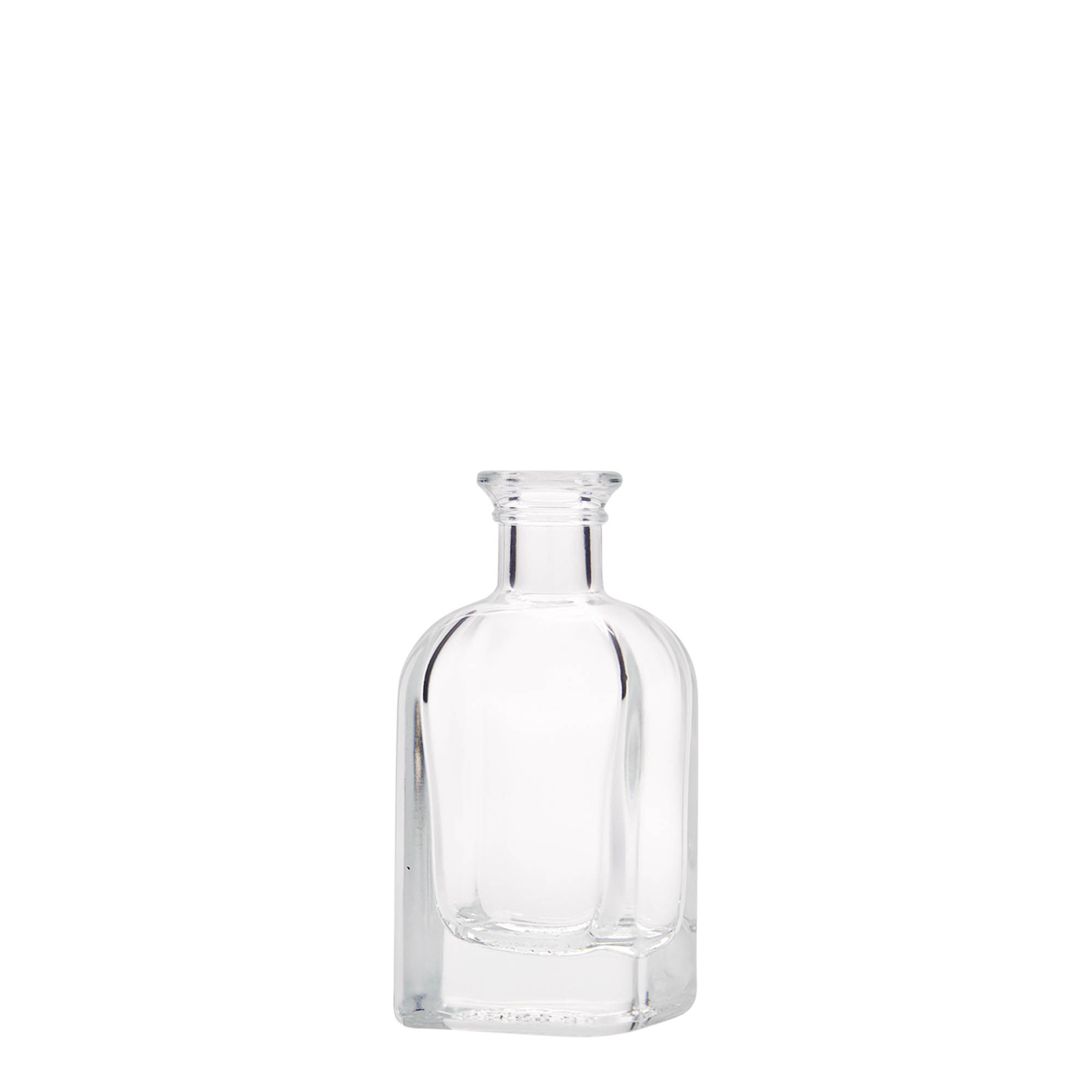 40 ml stiklinis buteliukas Apotheker Carré, kvadratinis, anga: kamštis 40 ml stiklinis buteliukas Apotheker Carré, kvadratinis, anga: kamštis