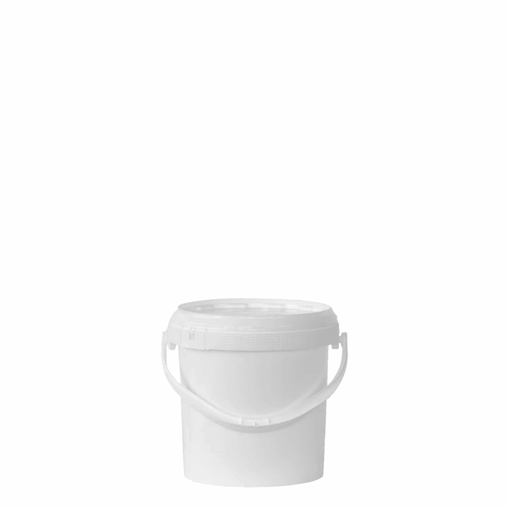 1,8 l kibiras, PP plastikas, baltas